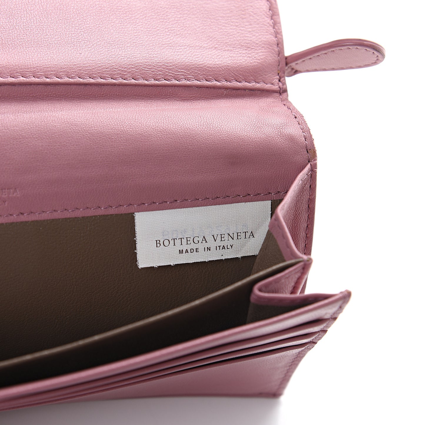 Nappa Intrecciato Continental Wallet Watteau