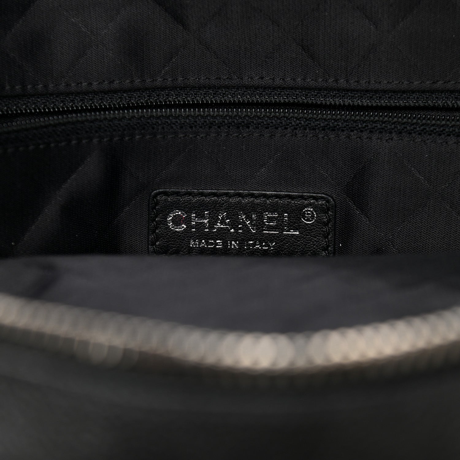 Chanel Tweed Trip Bowling Bag Black 6 of 17