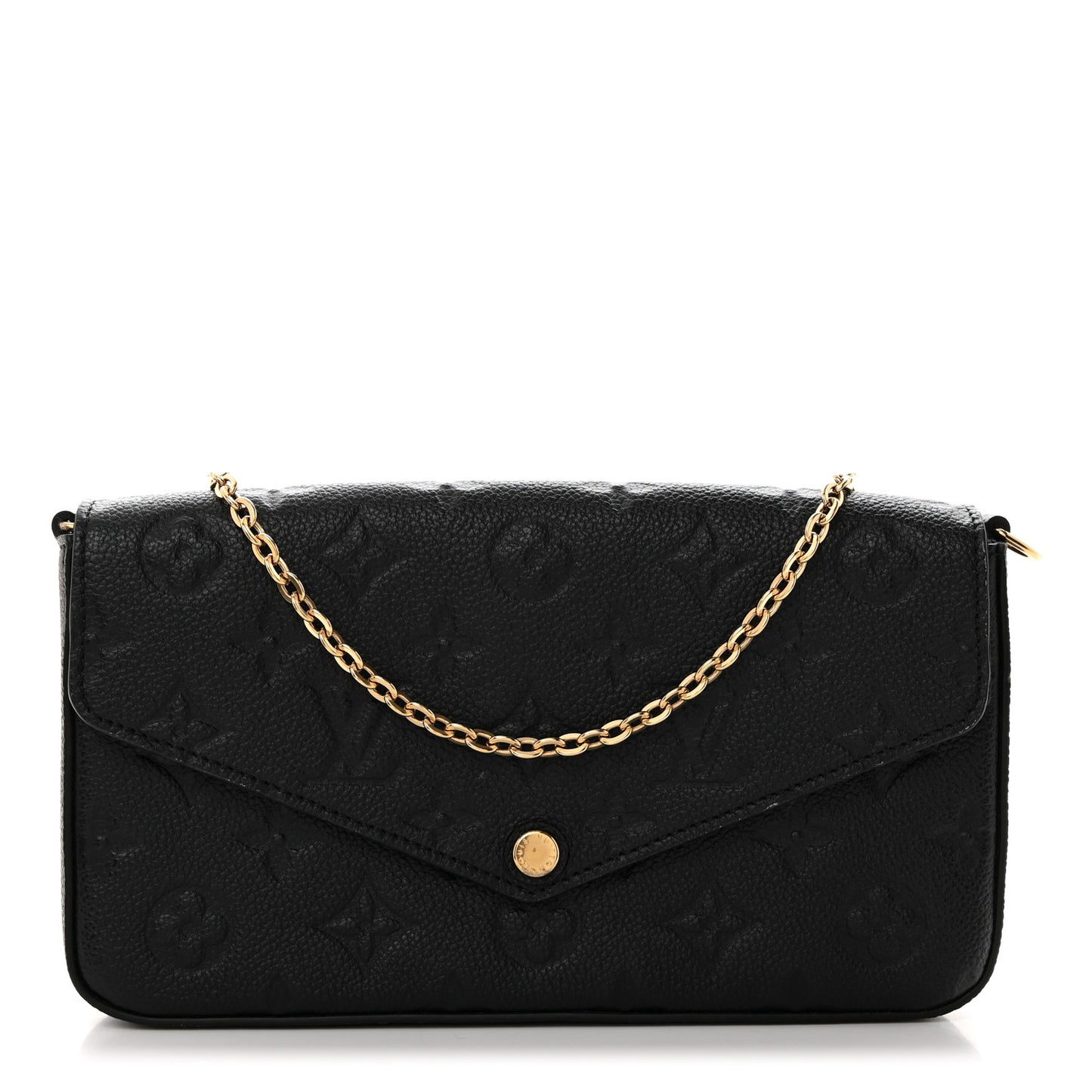 Empreinte Pochette Felicie Chain Wallet Black