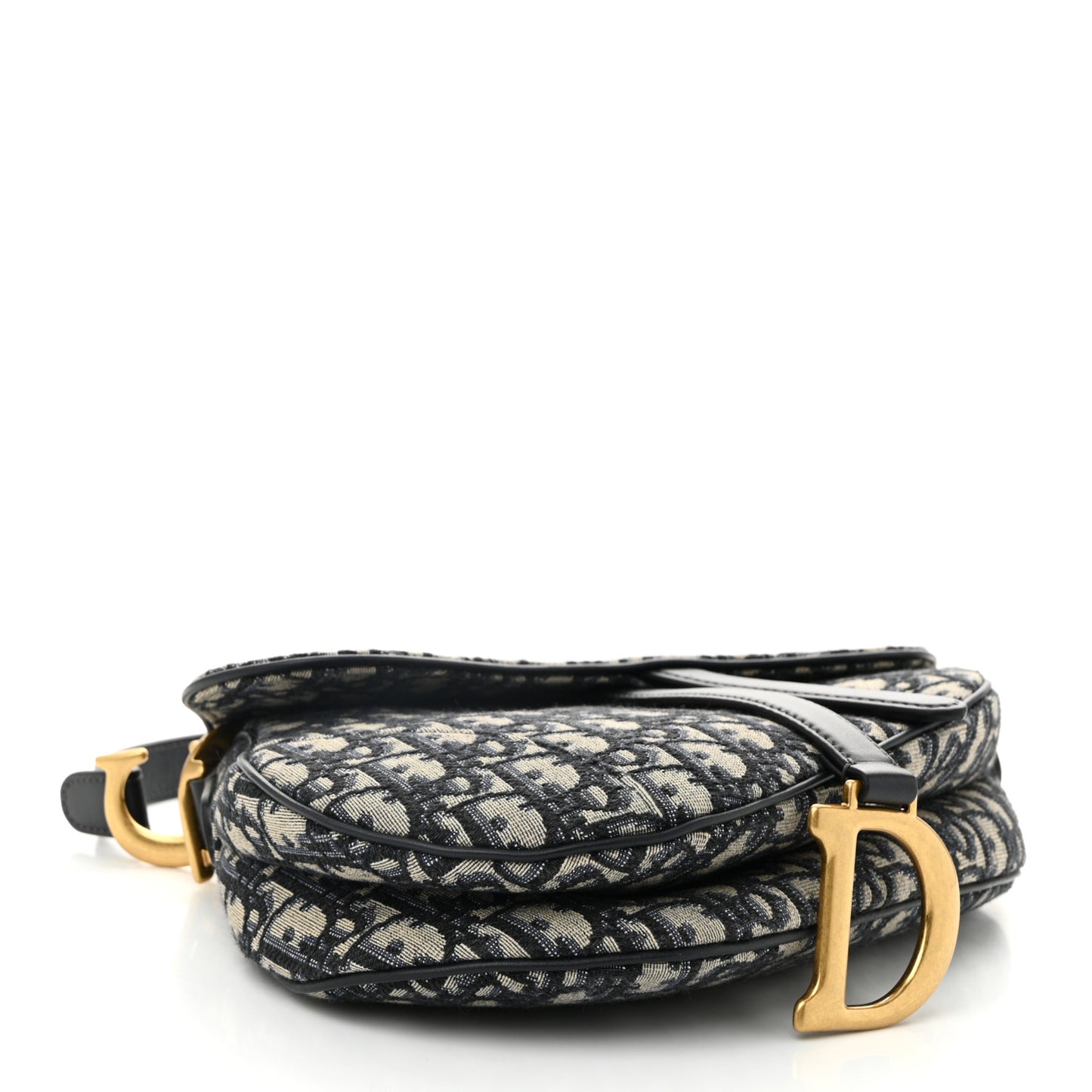 Oblique Saddle Bag Blue