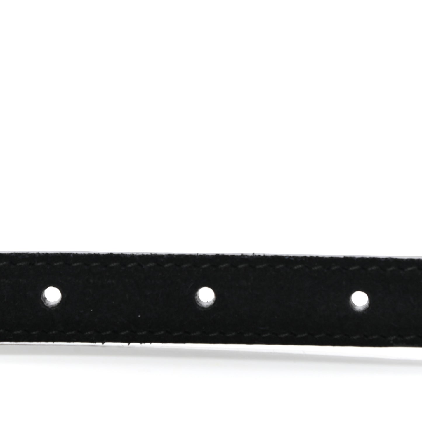 Suede Calfskin Torchon Double G 15mm Belt 85 34 Black