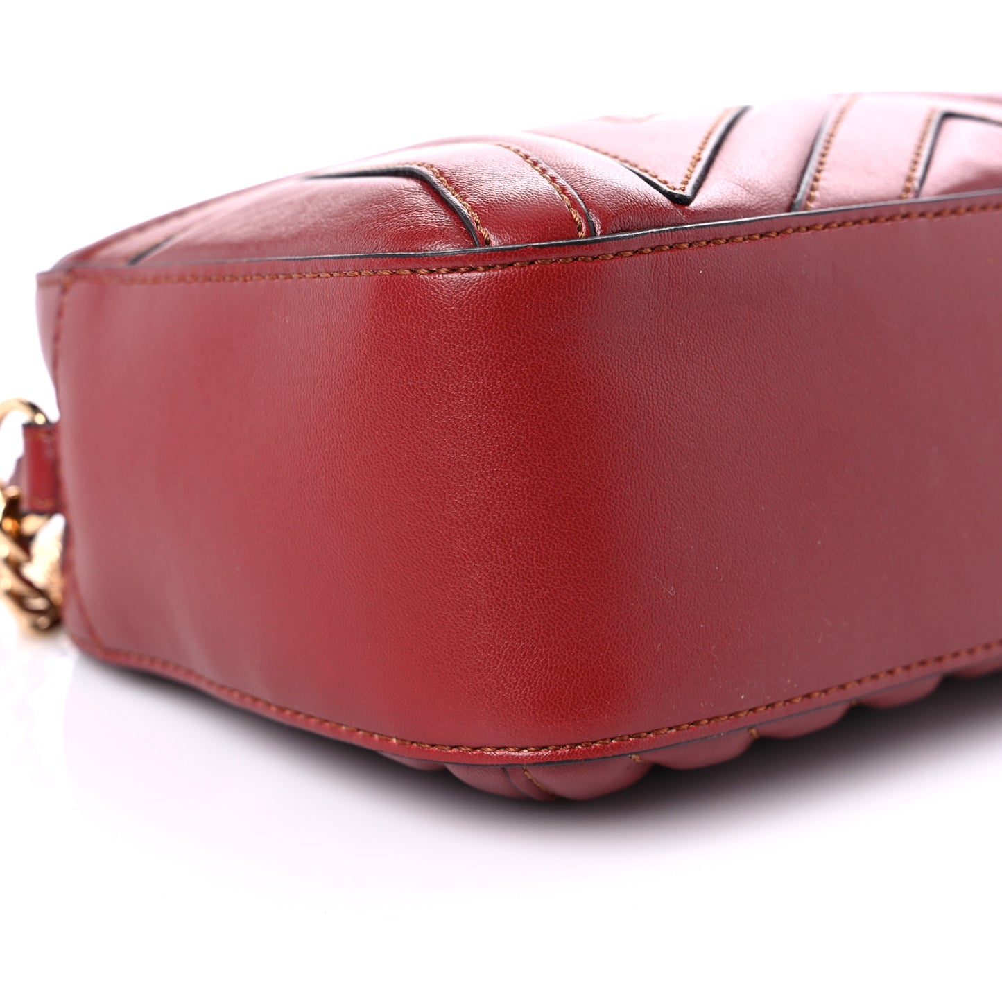 Eco Alter Nappa Star Patch Shoulder Bag Red