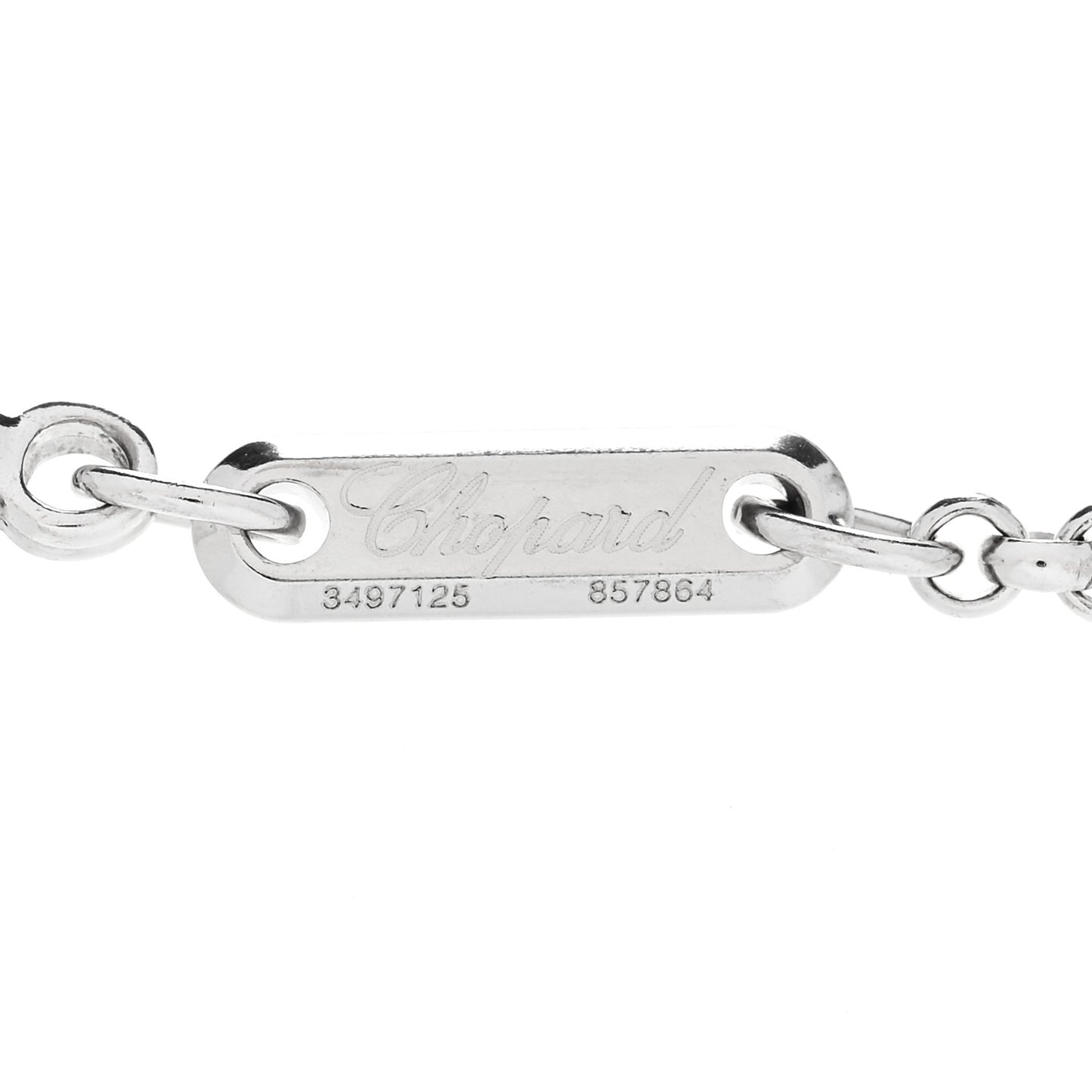 18K White Gold Diamond Happy Diamonds Hamsa Bracelet