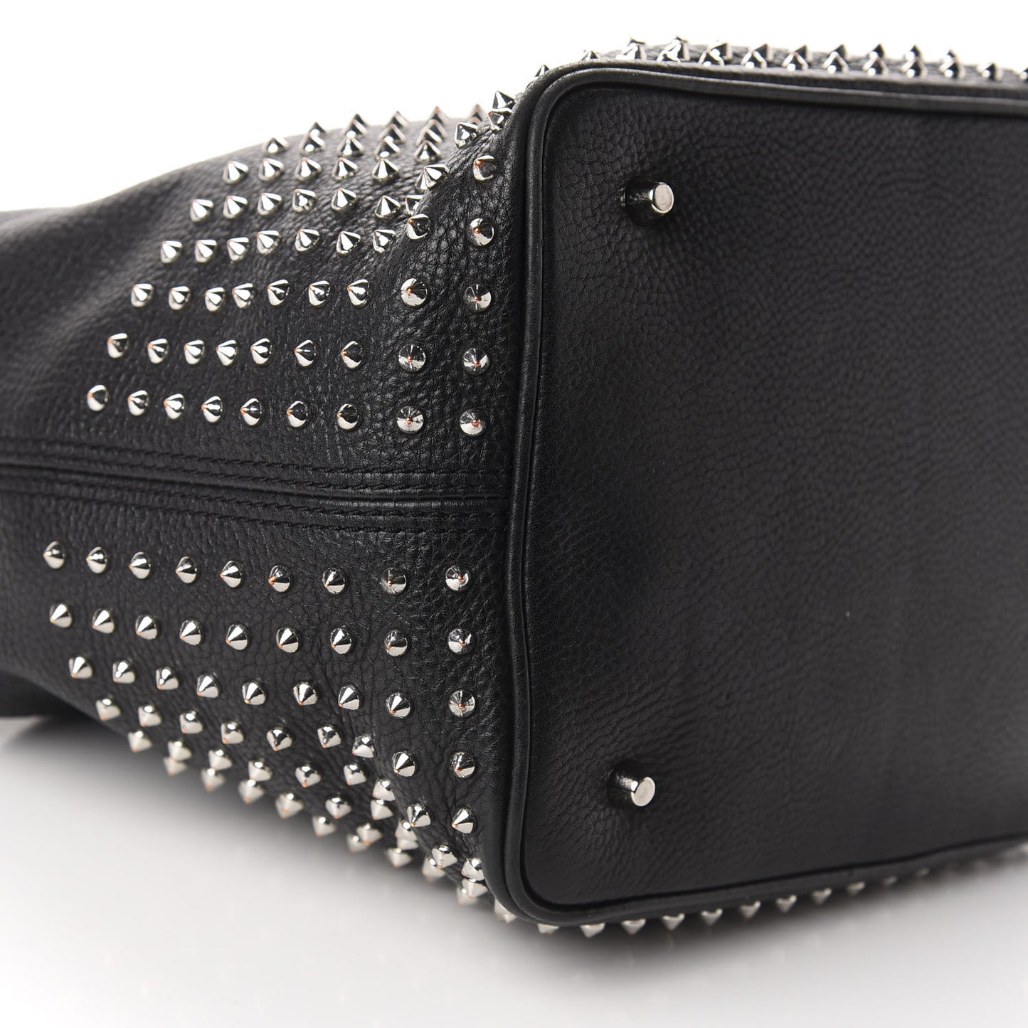 Calfskin Studded Medium Susanna Hobo Black