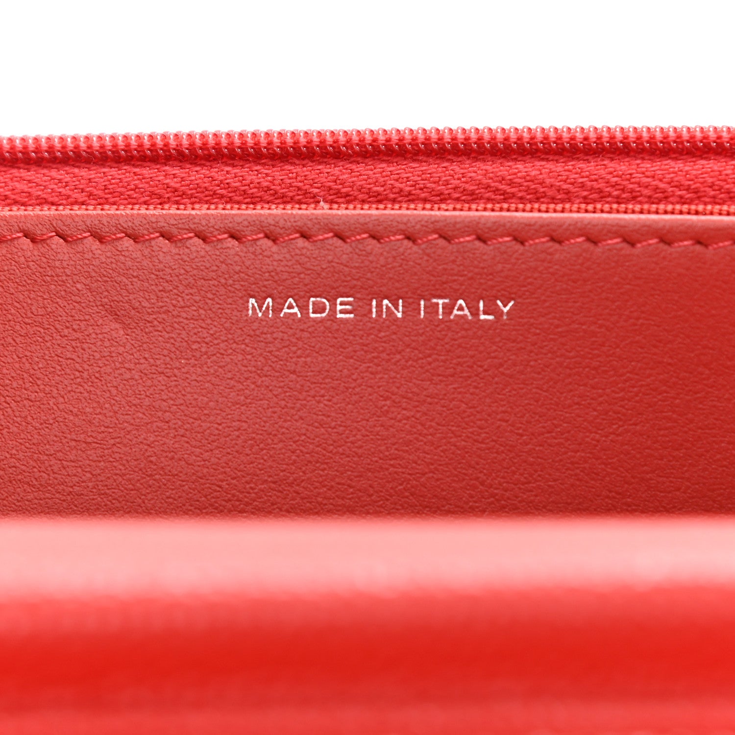 Chanel Caviar Quilted Wallet On Chain WOC Red 7 of 12