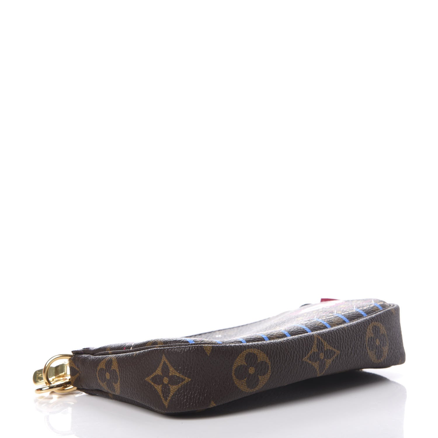 Louis Vuitton Monogram 2020 Christmas Animation Roller Coaster Mini Pochette Accessories Pivoine 3 of 8