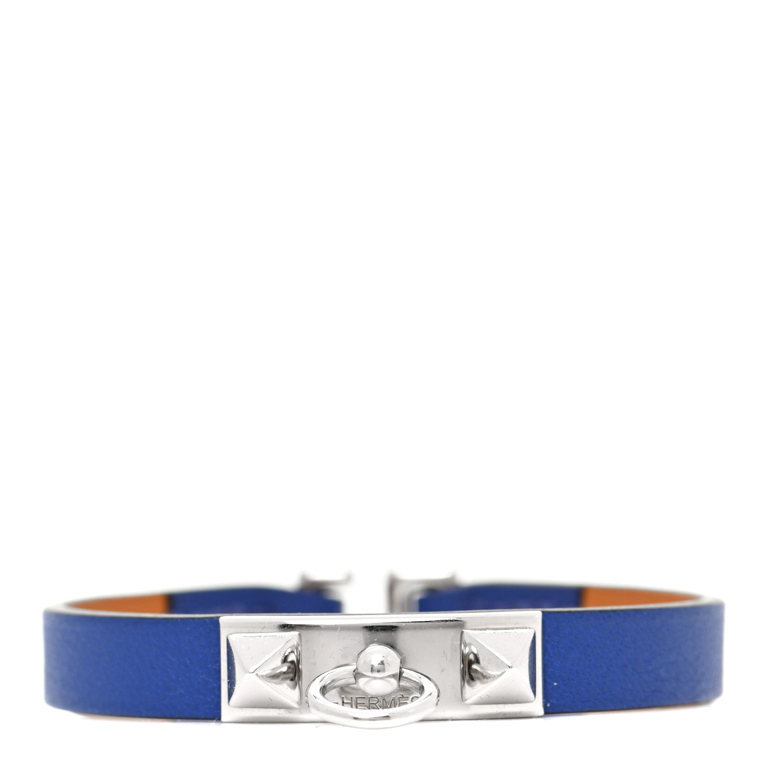 Hermes Swift Micro Rivale Bracelet T2 Bleu 1 of 8