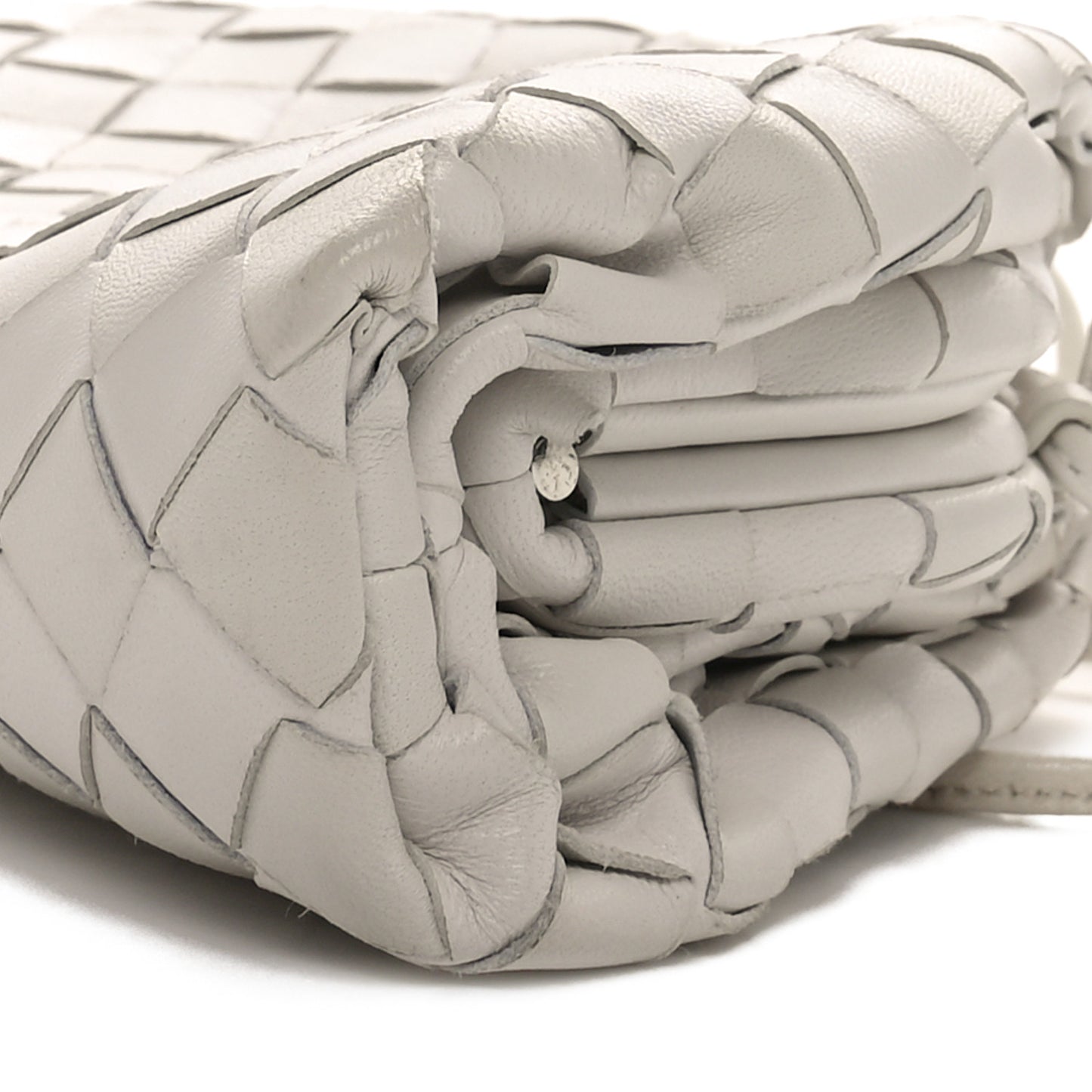 Nappa Intrecciato The Mini Pouch Chalk