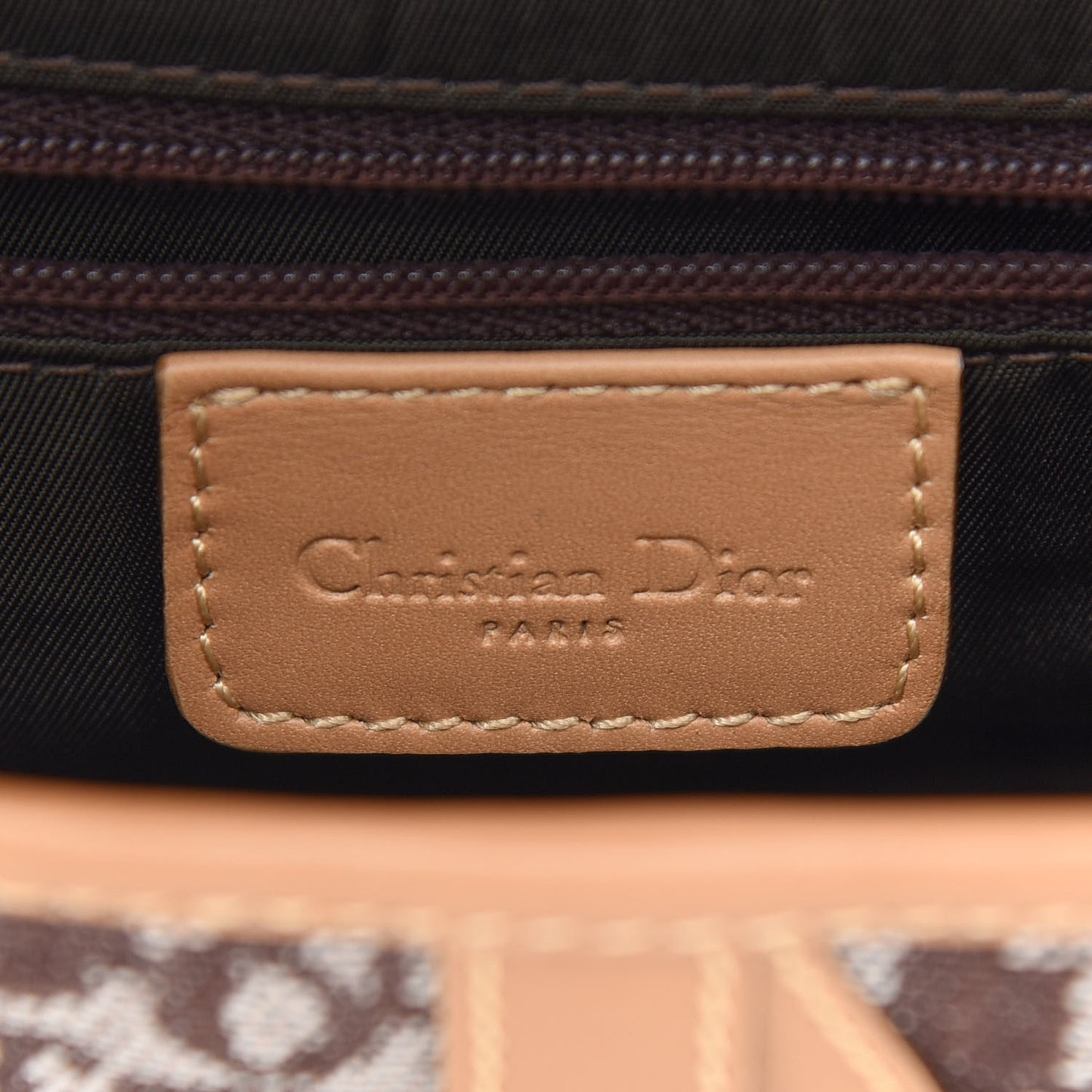Monogram Saddle Bag Brown
