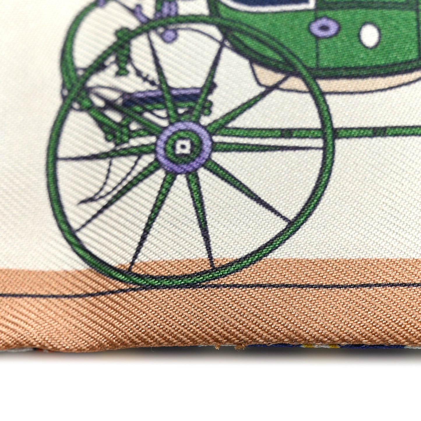 Silk Les Voitures Nouvelle Twilly Bleu Beige Rouge