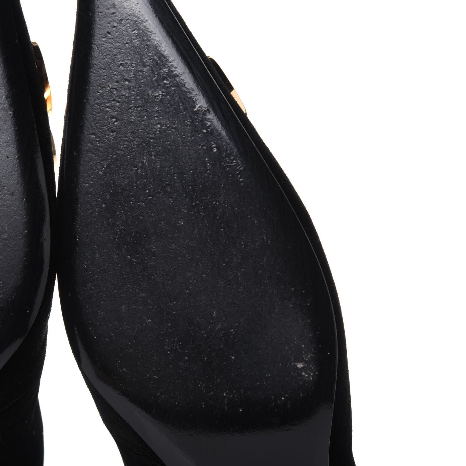 Balenciaga Velvet BB Pointy Toe Ankle Booties 38 Black Vintage 10 of 14