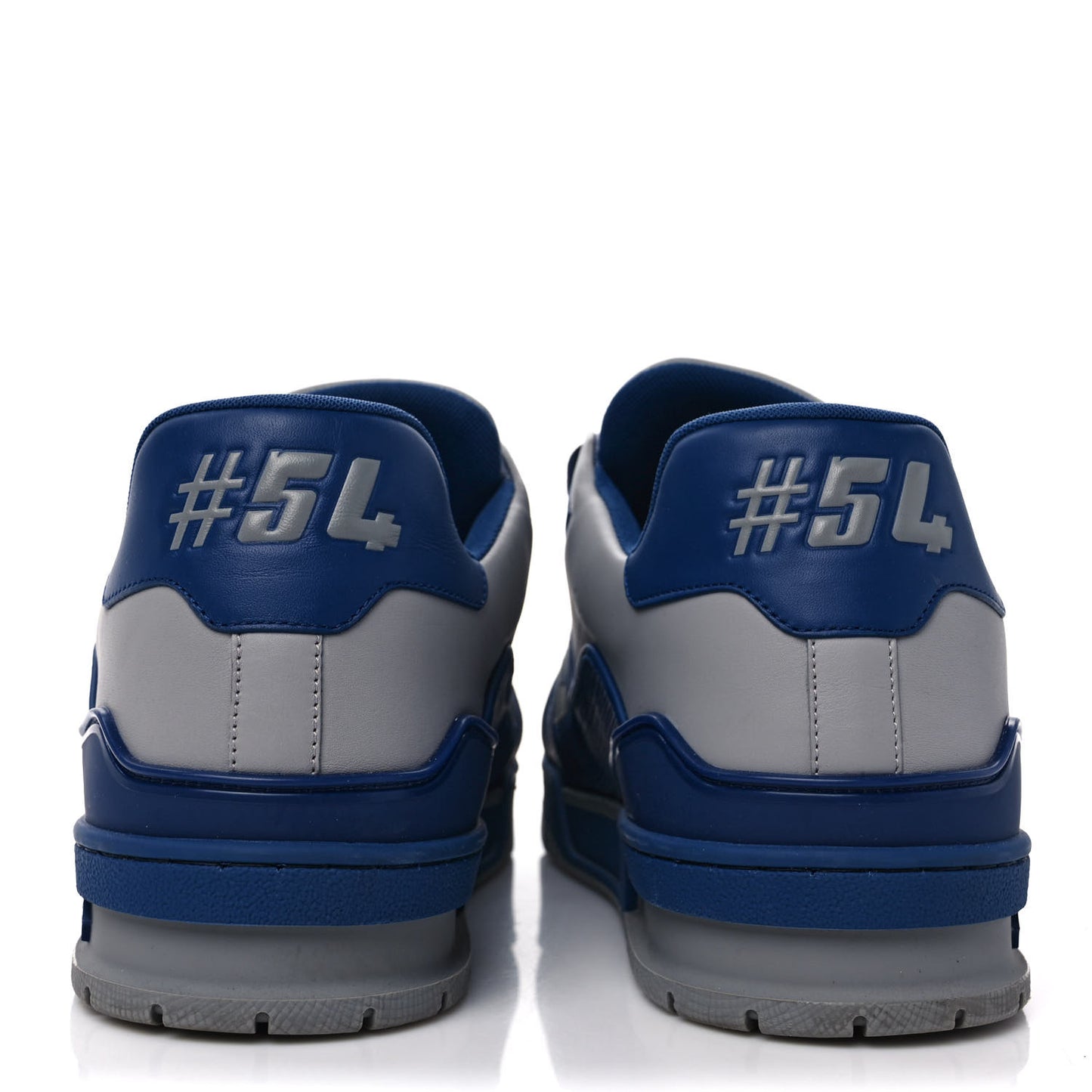 Calfskin Epi Mens LV Trainer Sneakers 10.5 Blue