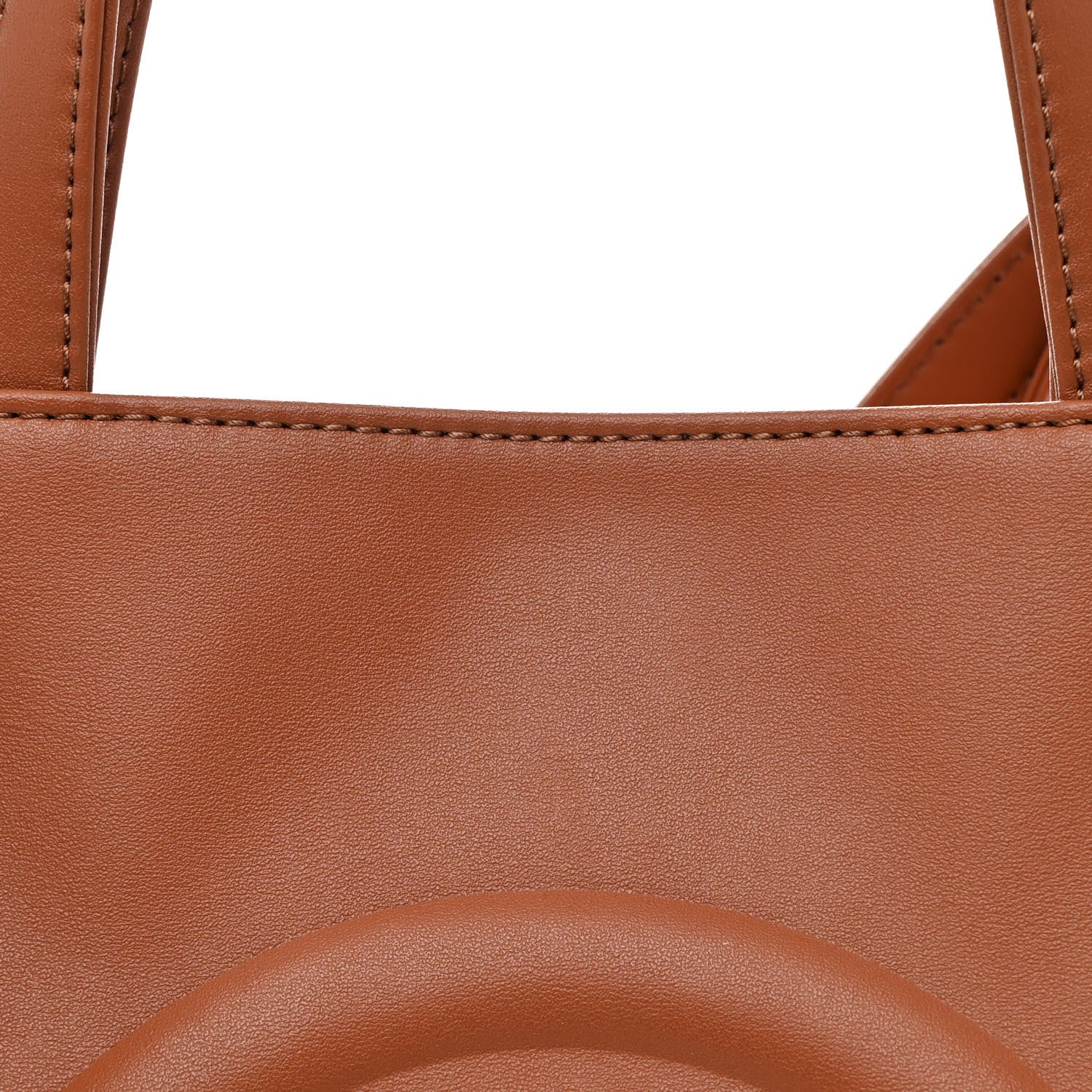 Telfar Vegan Leather Medium Shopping Bag Tan 7 of 9
