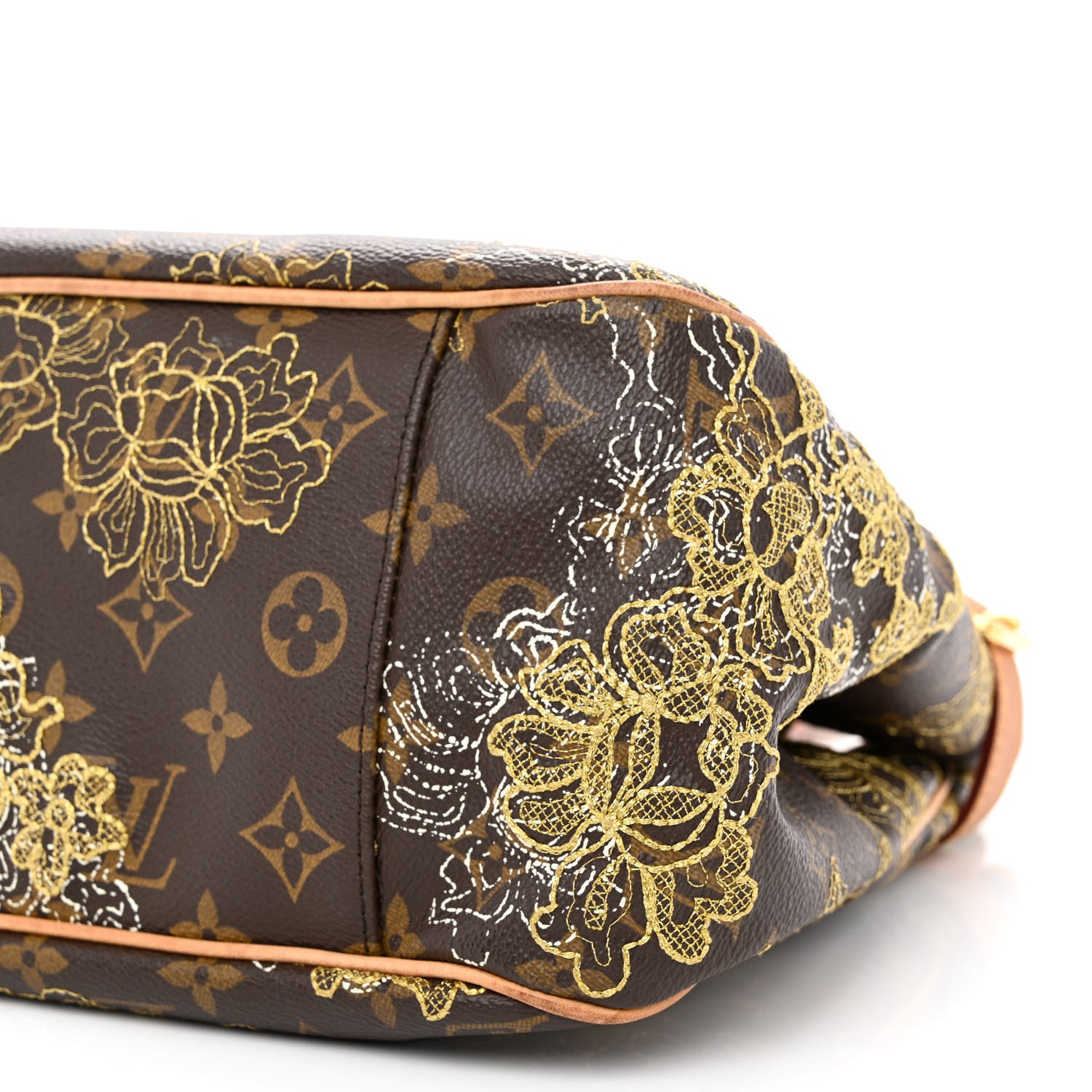 Louis Vuitton Monogram Dentelle Batignolles Horizontal Gold 10 of 14