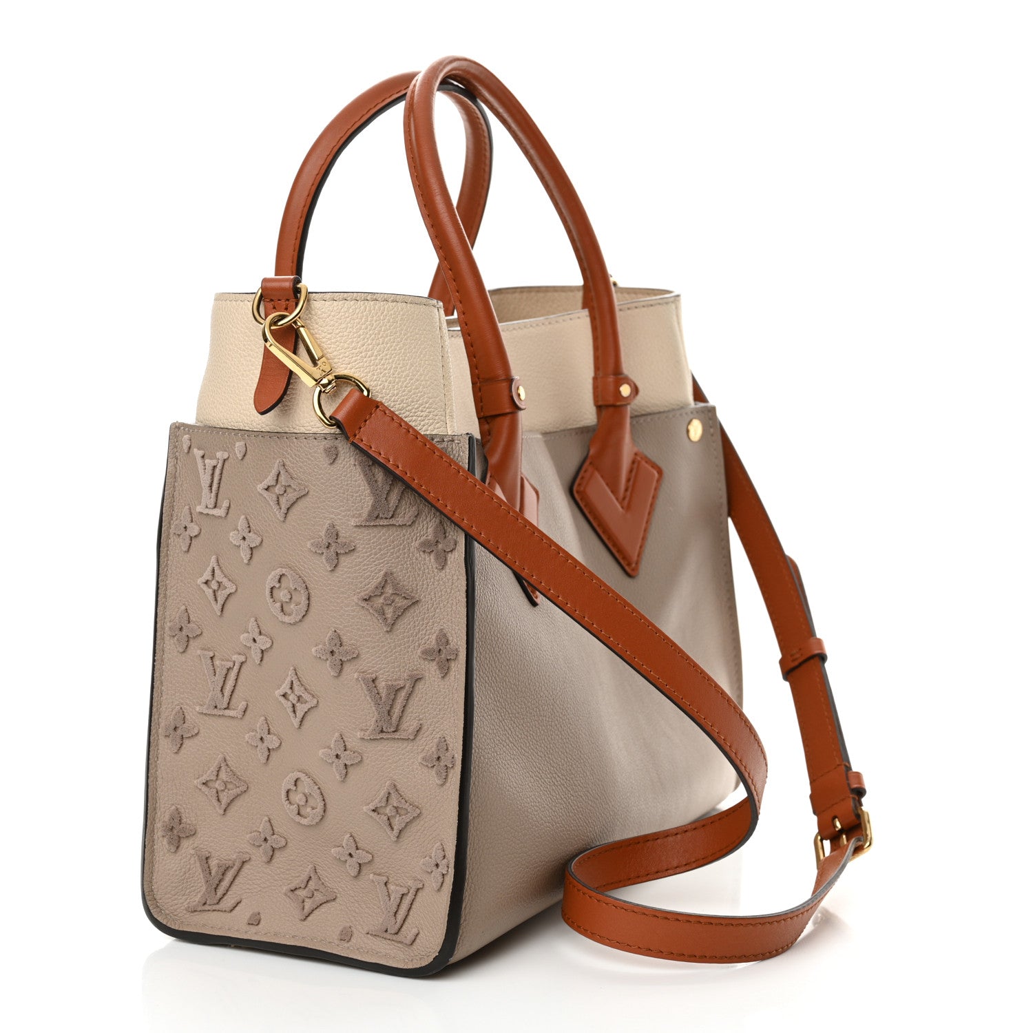 Louis Vuitton Calfskin Monogram Tufting On My Side Galet 3 of 14