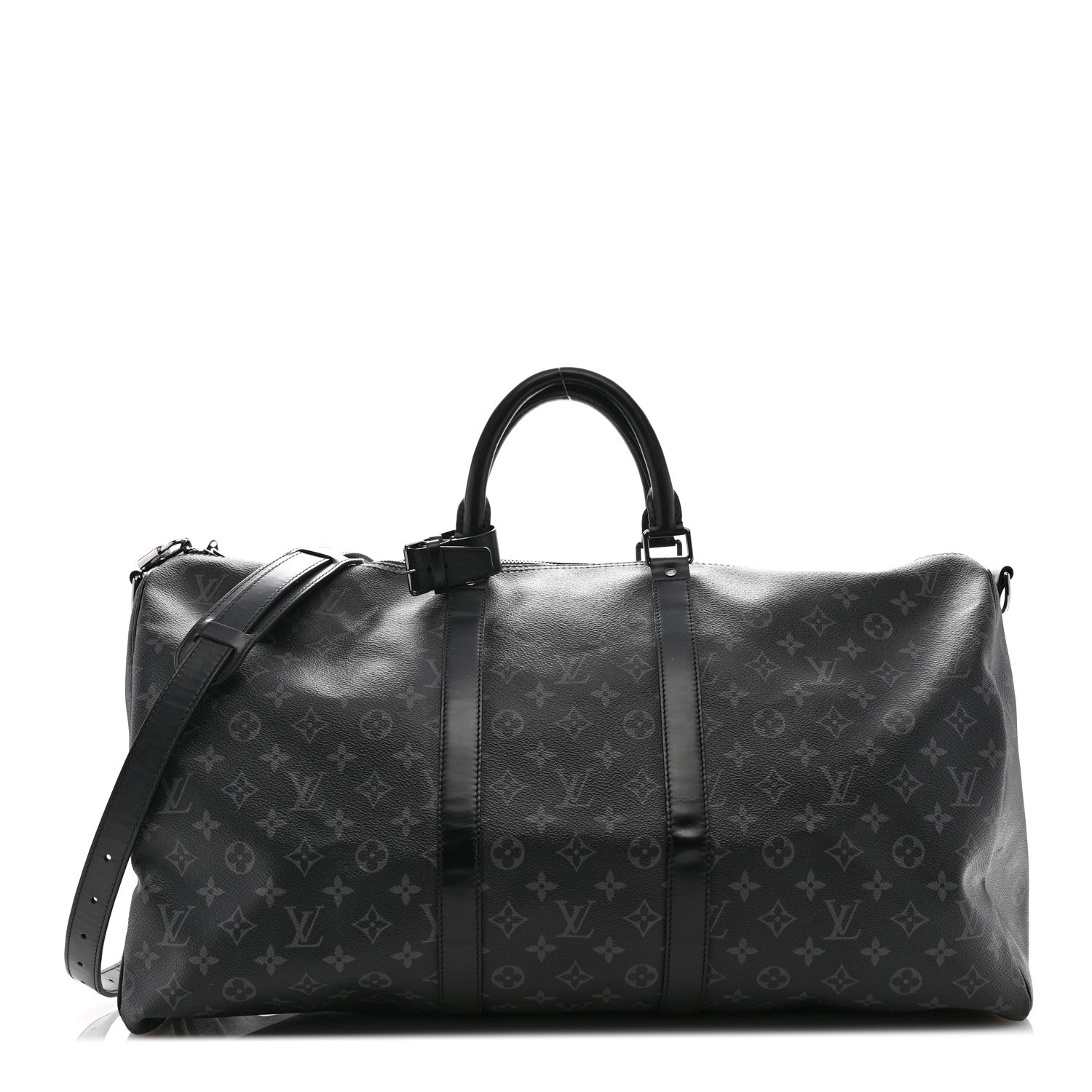 Louis Vuitton Monogram Eclipse Keepall Bandouliere 55 1 of 13