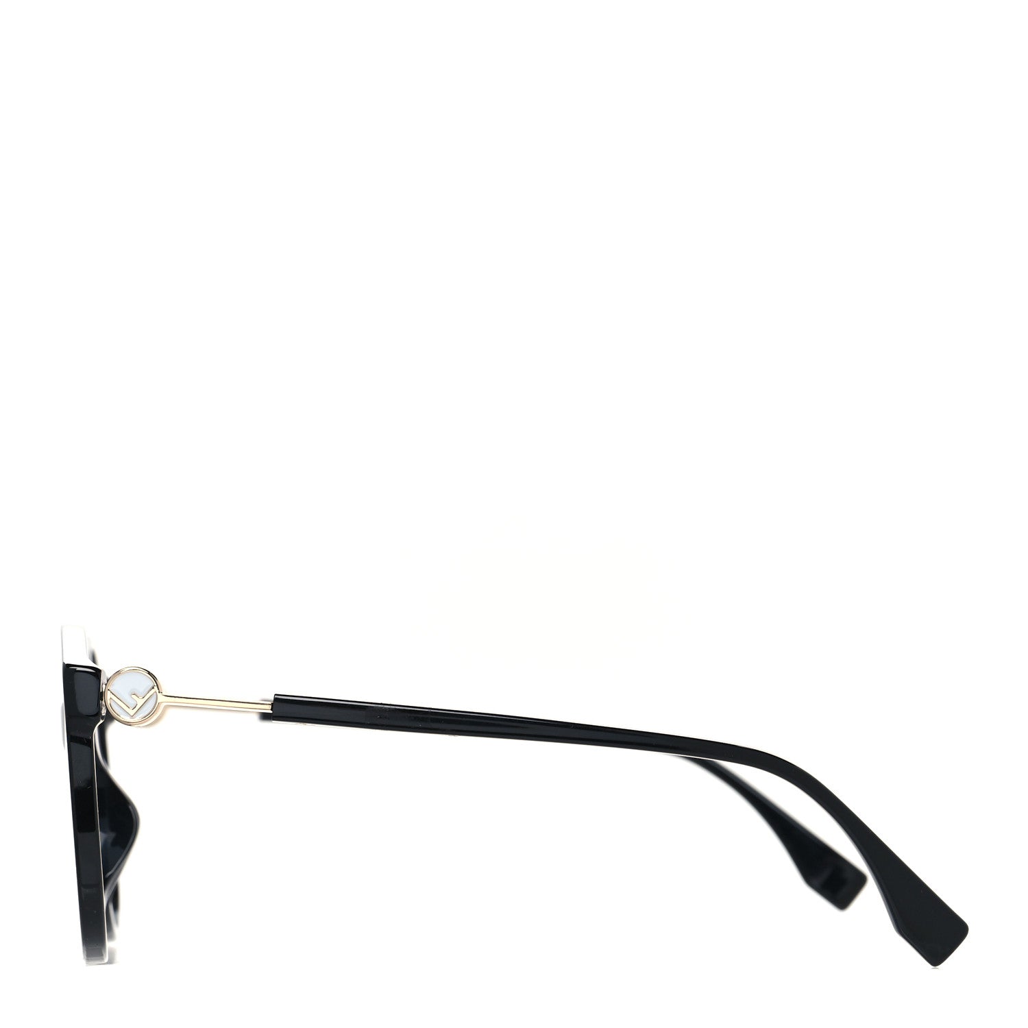 Fendi Acetate F Is Fendi FF Sunglasses FF 0362/F/S Black 3 of 7