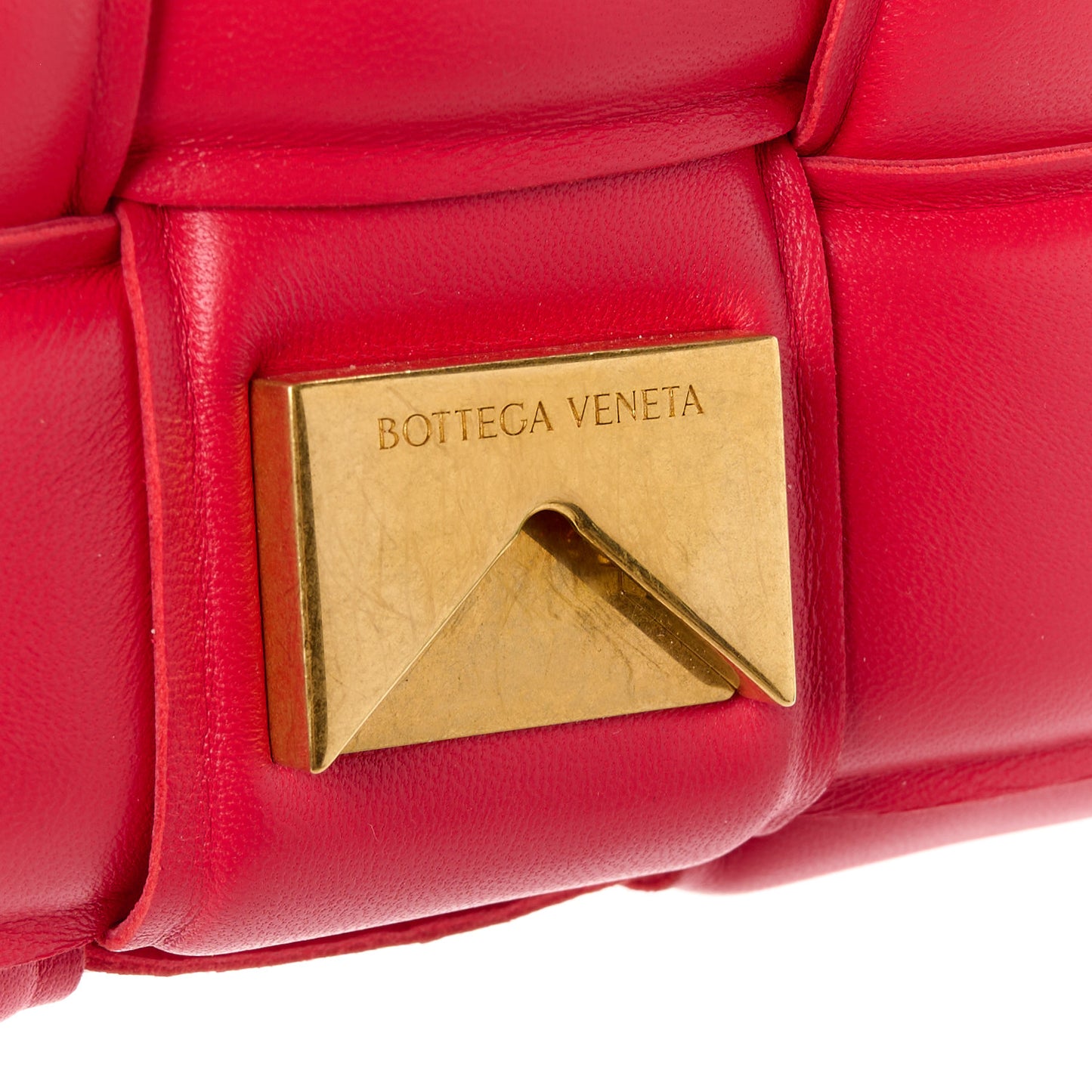 Nappa Maxi Intreccio Padded Cassette Crossbody Bag Firework