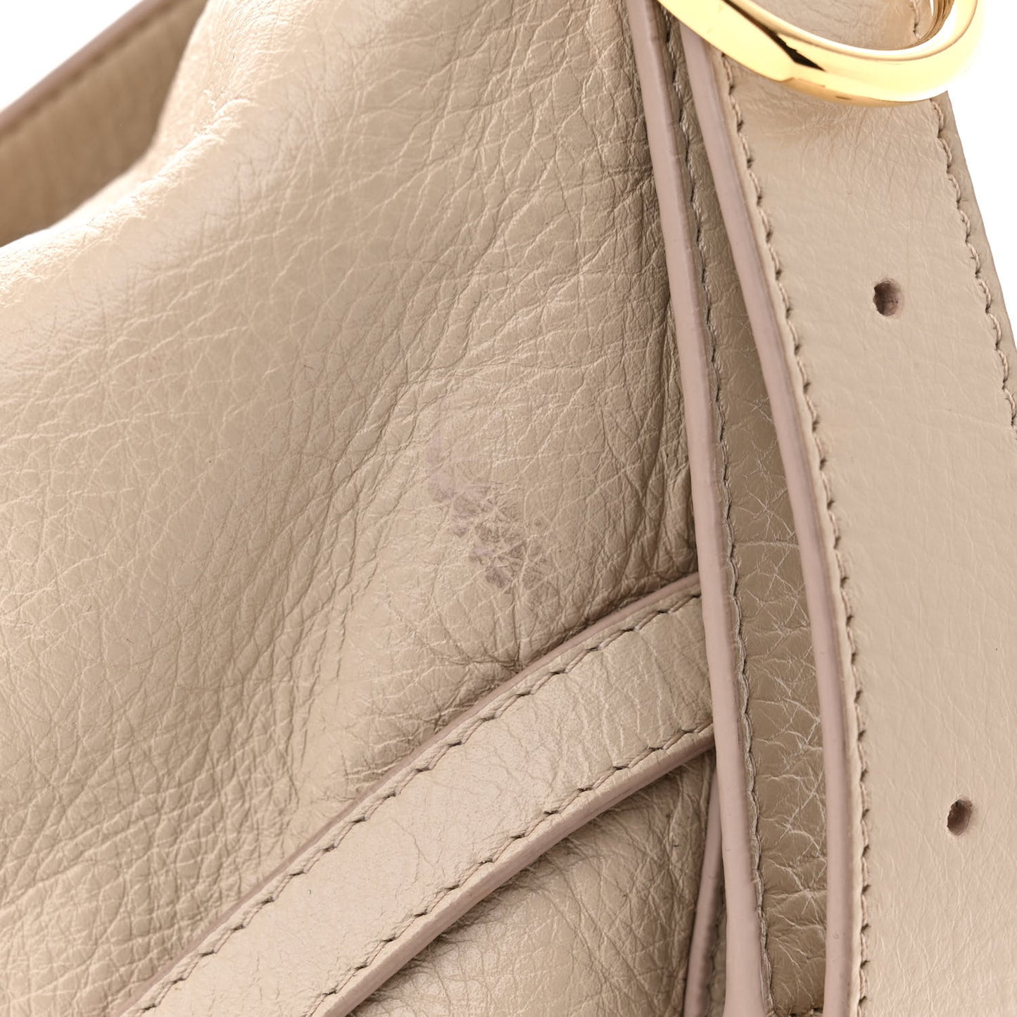 Calfskin Medium Voyou Bag Natural Beige