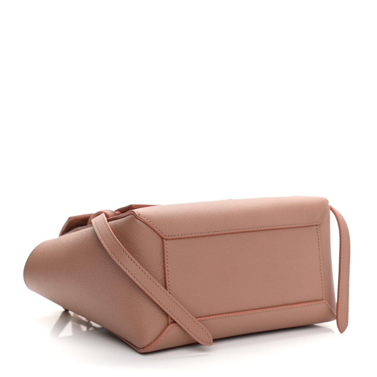 Grained Calfskin Nano Belt Bag Antique Rose