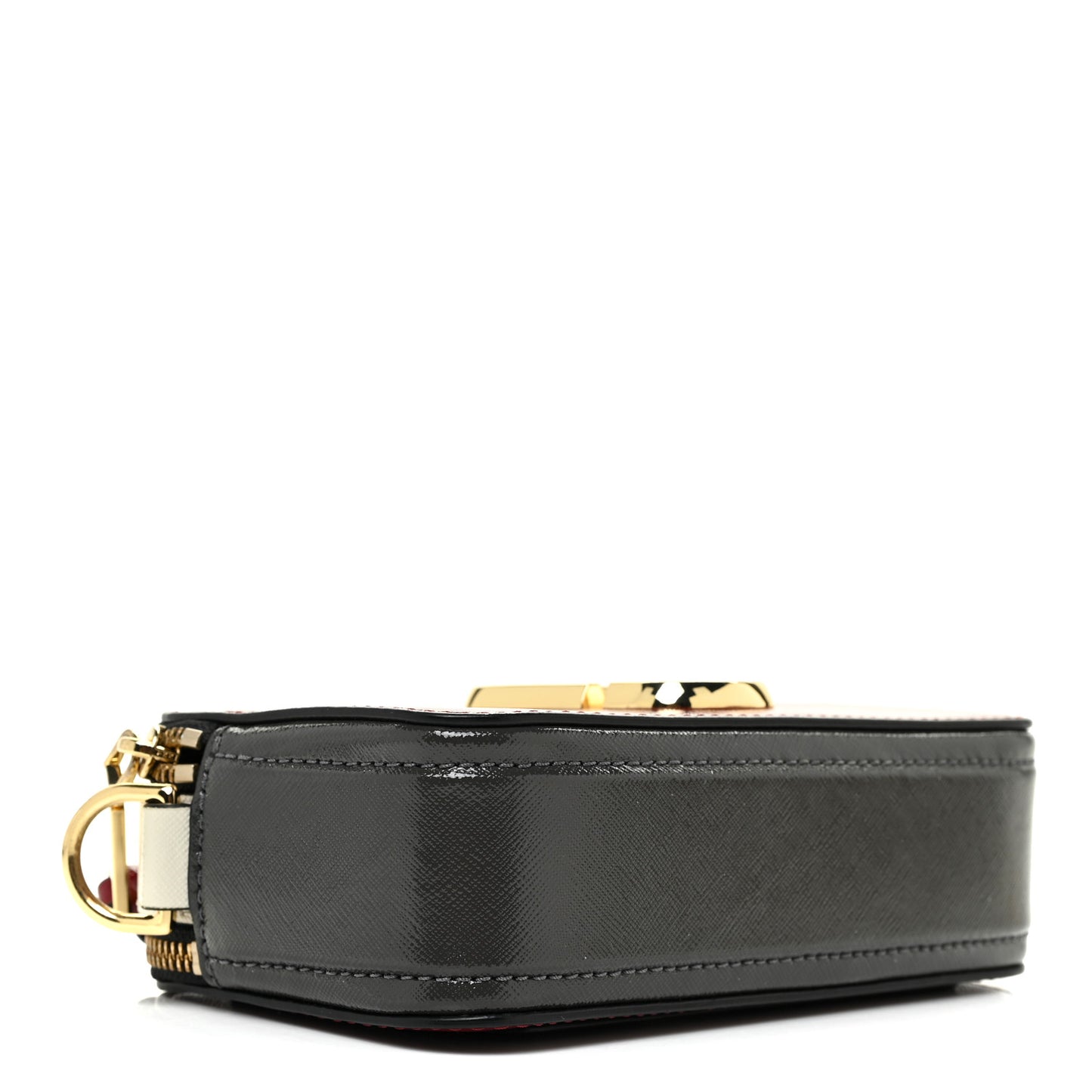 Saffiano Small Snapshot Camera Bag Red Multicolor