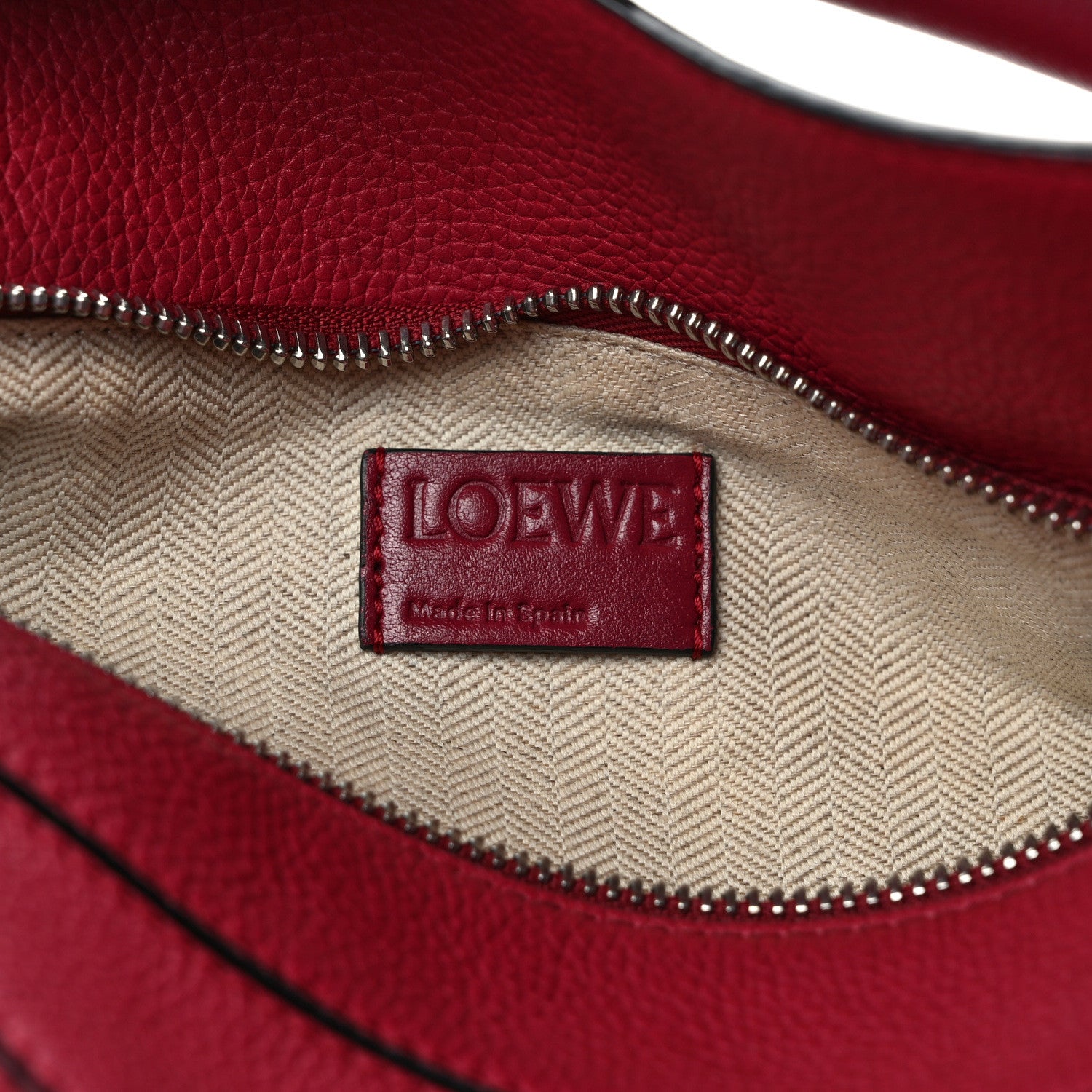 Loewe Calfskin Small Puzzle Bag Rouge 6 of 17