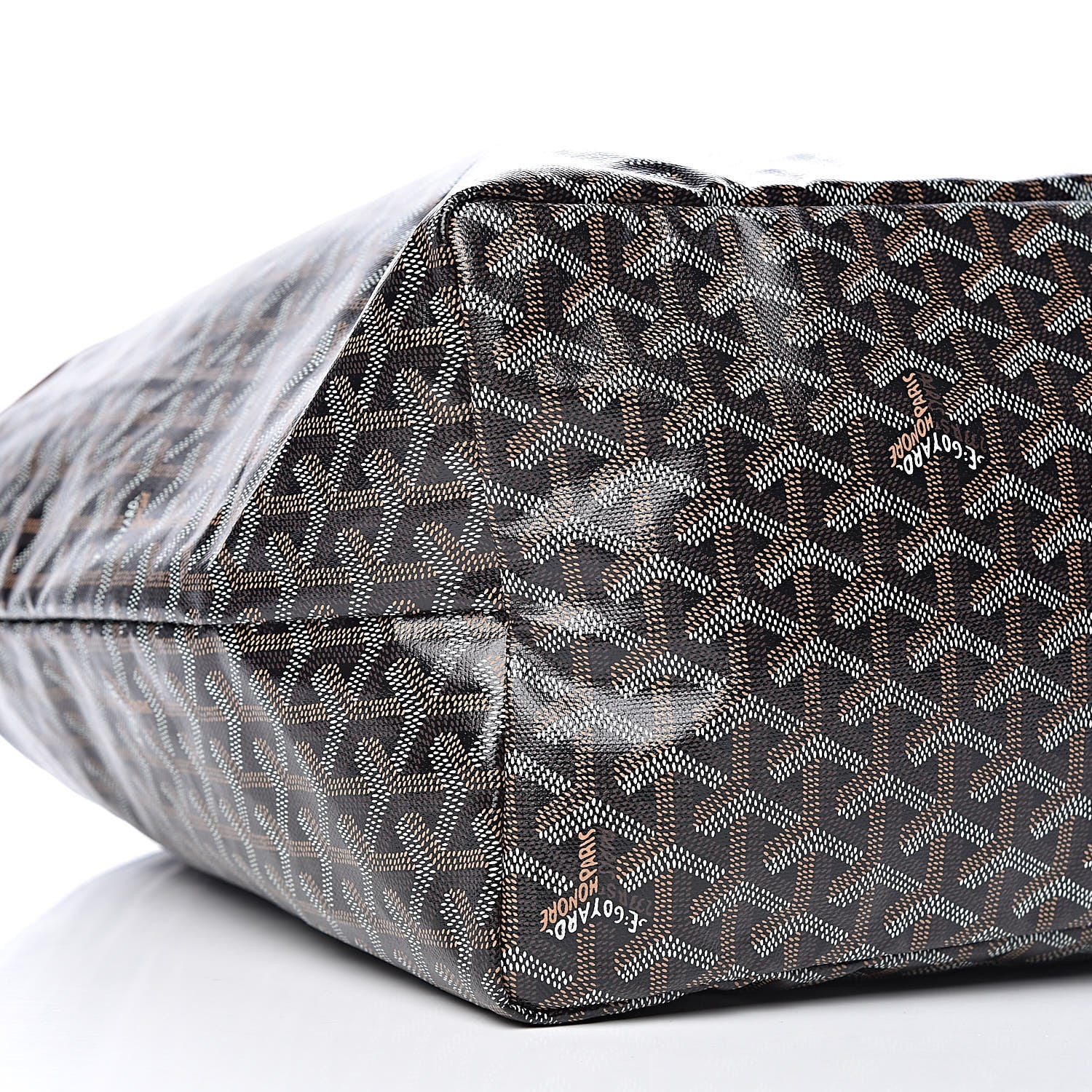 Goyard Goyardine Saint Louis GM Black Gold 9 of 10
