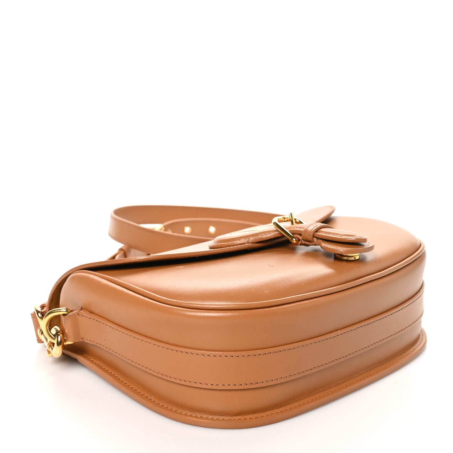 Box Calfskin Medium Bobby Flap Camel