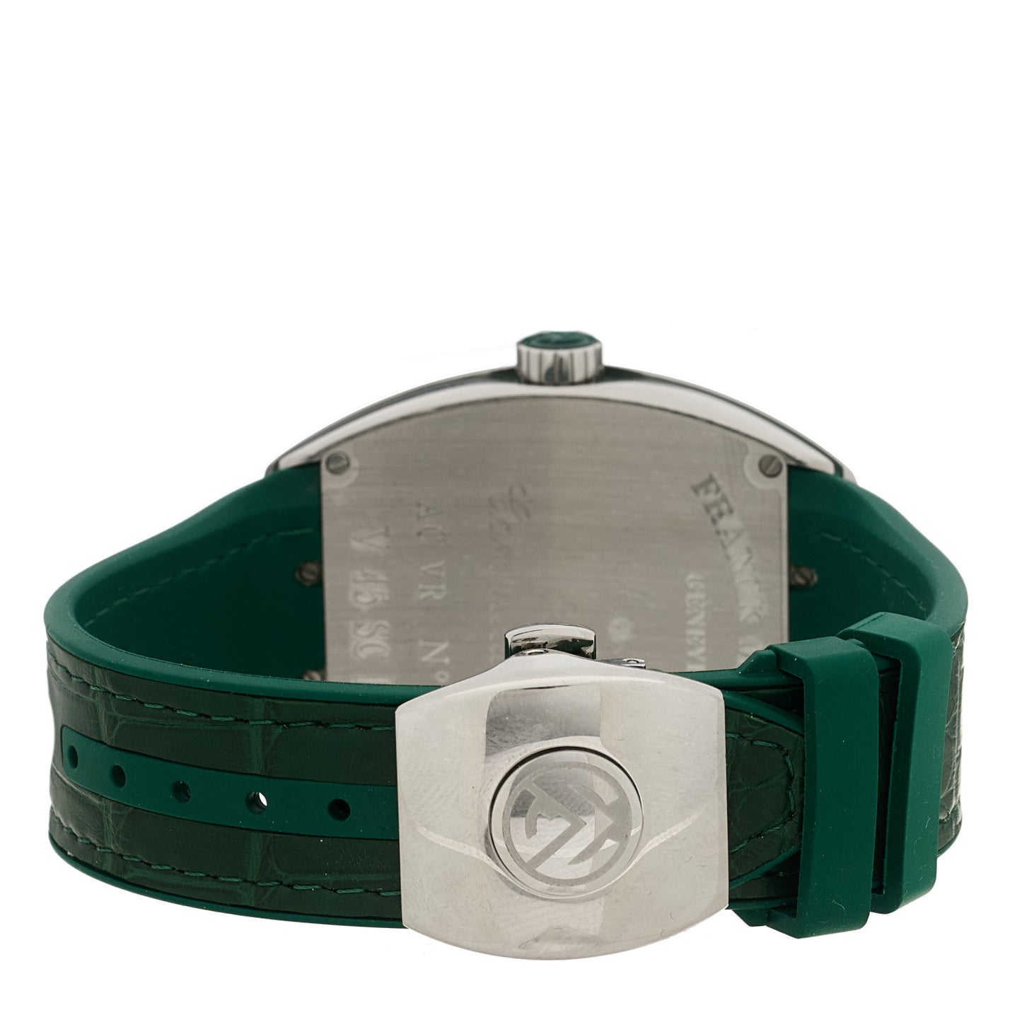 Stainless Steel Alligator 45mm Vanguard Automatic Watch Green V45SCDT
