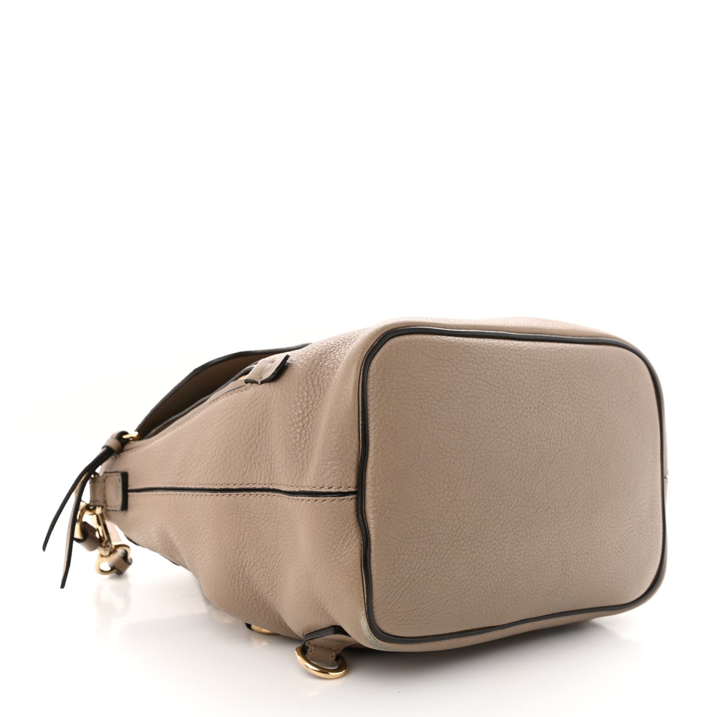 Suede Calfskin Medium Faye Backpack Motty Grey