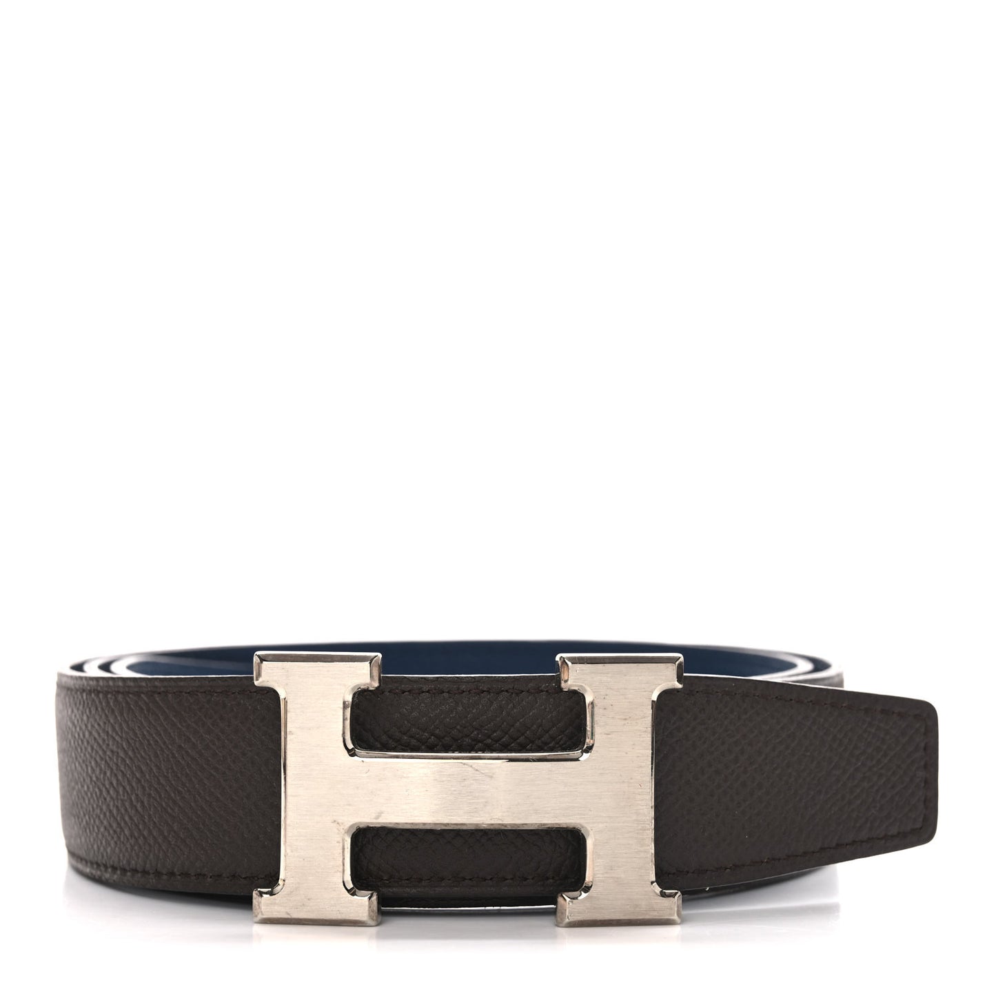Epsom 32mm H Belt 90 36 Chocolate Bleu De Malte