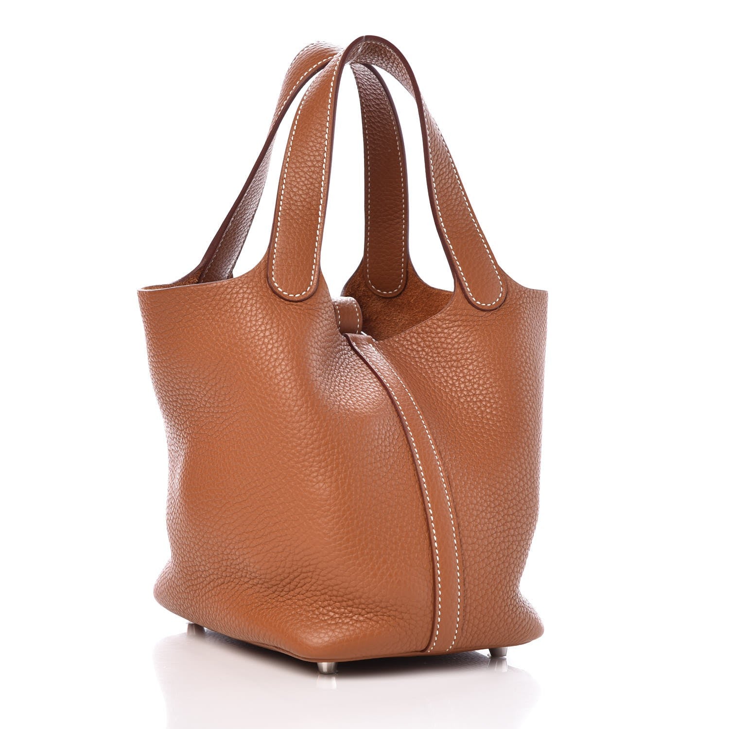 Hermes Taurillon Clemence Picotin Lock 18 PM Gold 3 of 8