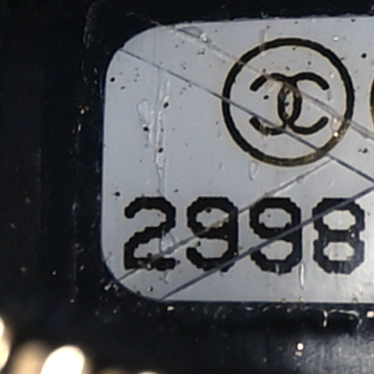 Tweed Quilted Round Clutch With Chain Blue Orange Multicolor