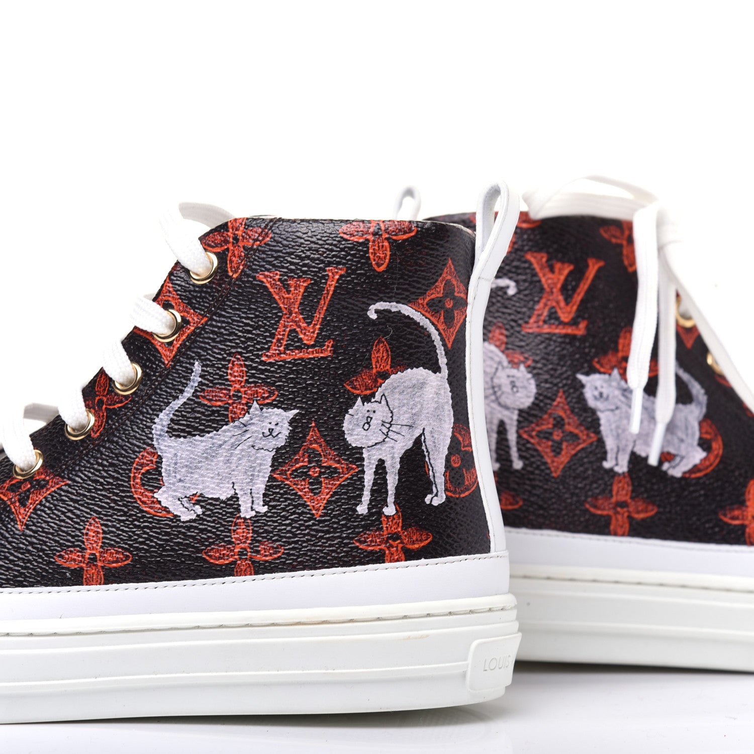 Louis Vuitton Catogram Stellar Sneaker Boots 35 Marron 14 of 14
