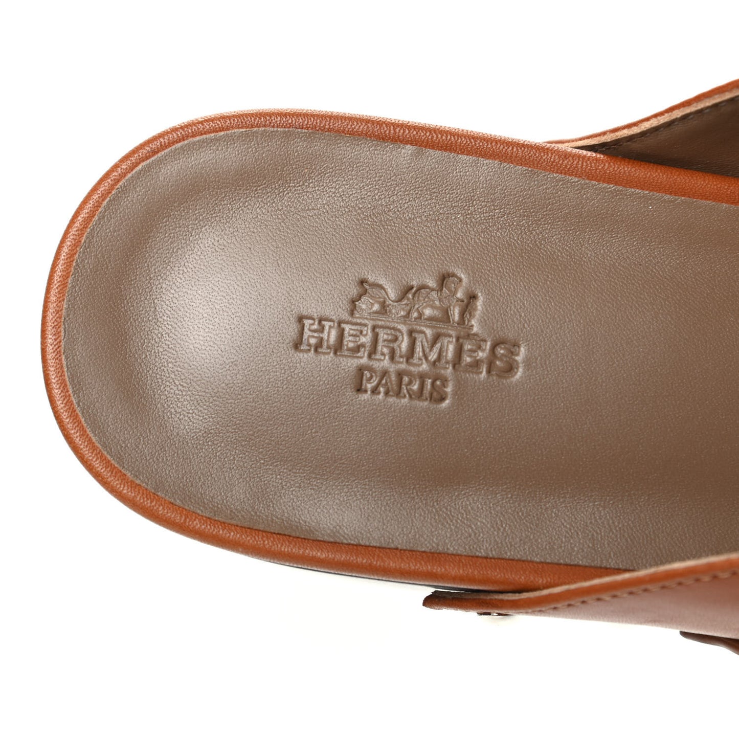 Heritage Calfskin Carlotta Mules 39 Naturel