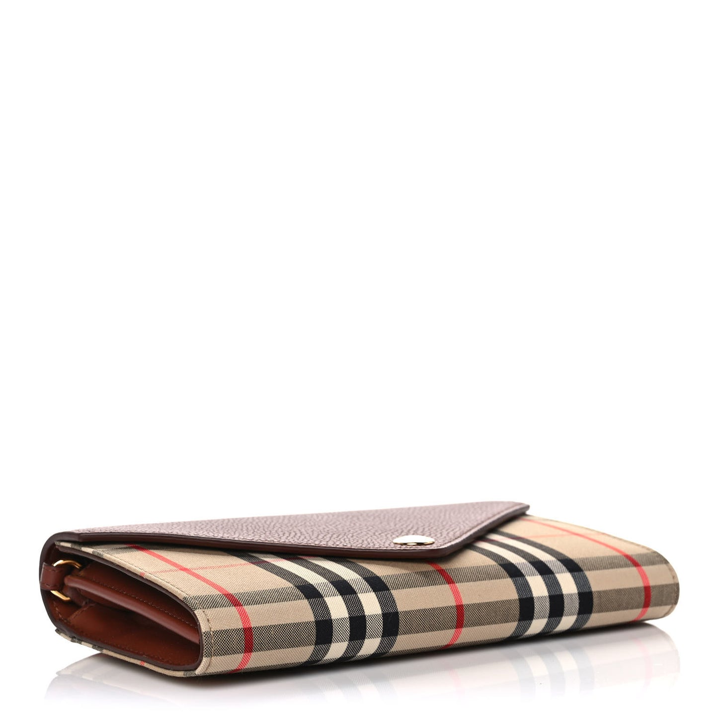 Vintage Check Grainy Calfskin Hanna Crossbody Tan