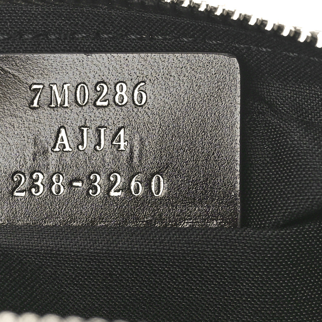 Shiny Glazed Fabric Vitello Cover FF 1974 Logo Medium Camera Case Tobacco Moro Giallo Ebano