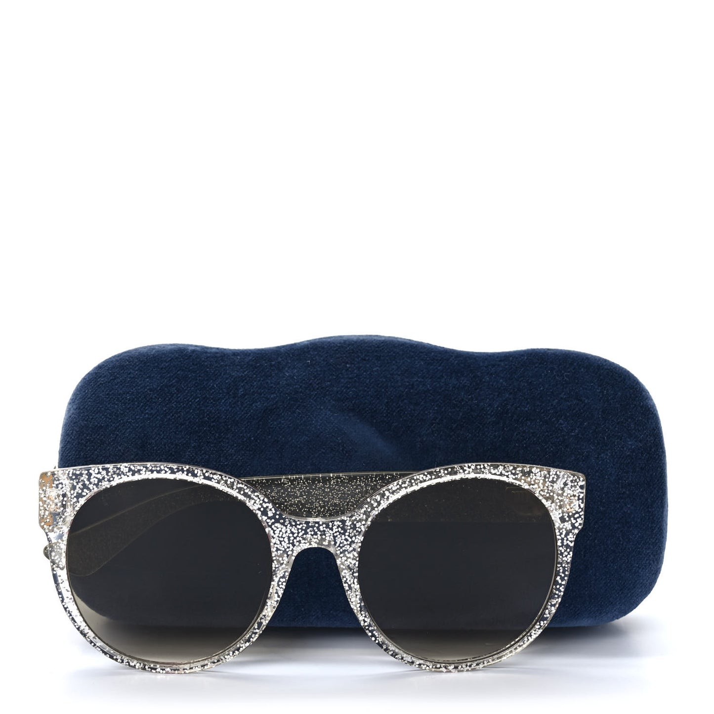Acetate Glitter Sunglasses GG0034S Silver
