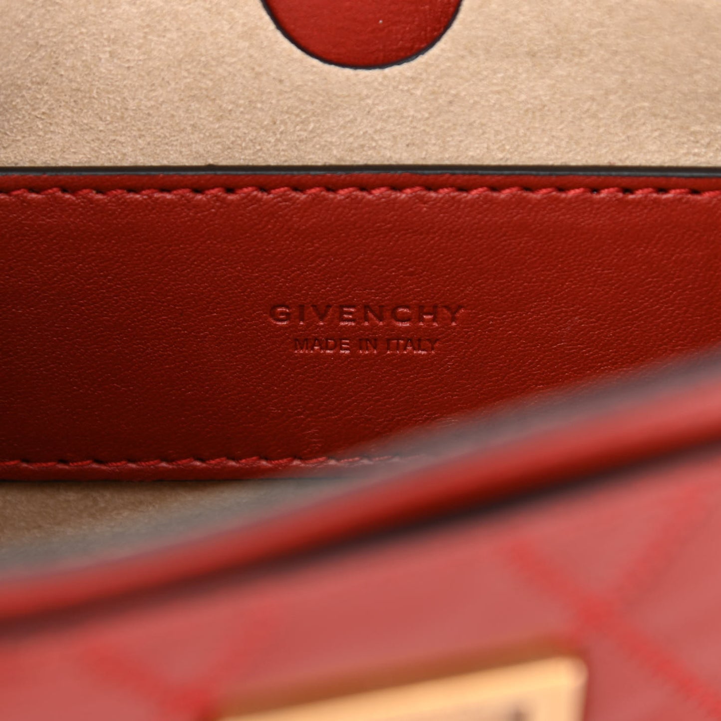 Goatskin Quilted GV3 Mini Pocket Convertible Bag Terracotta