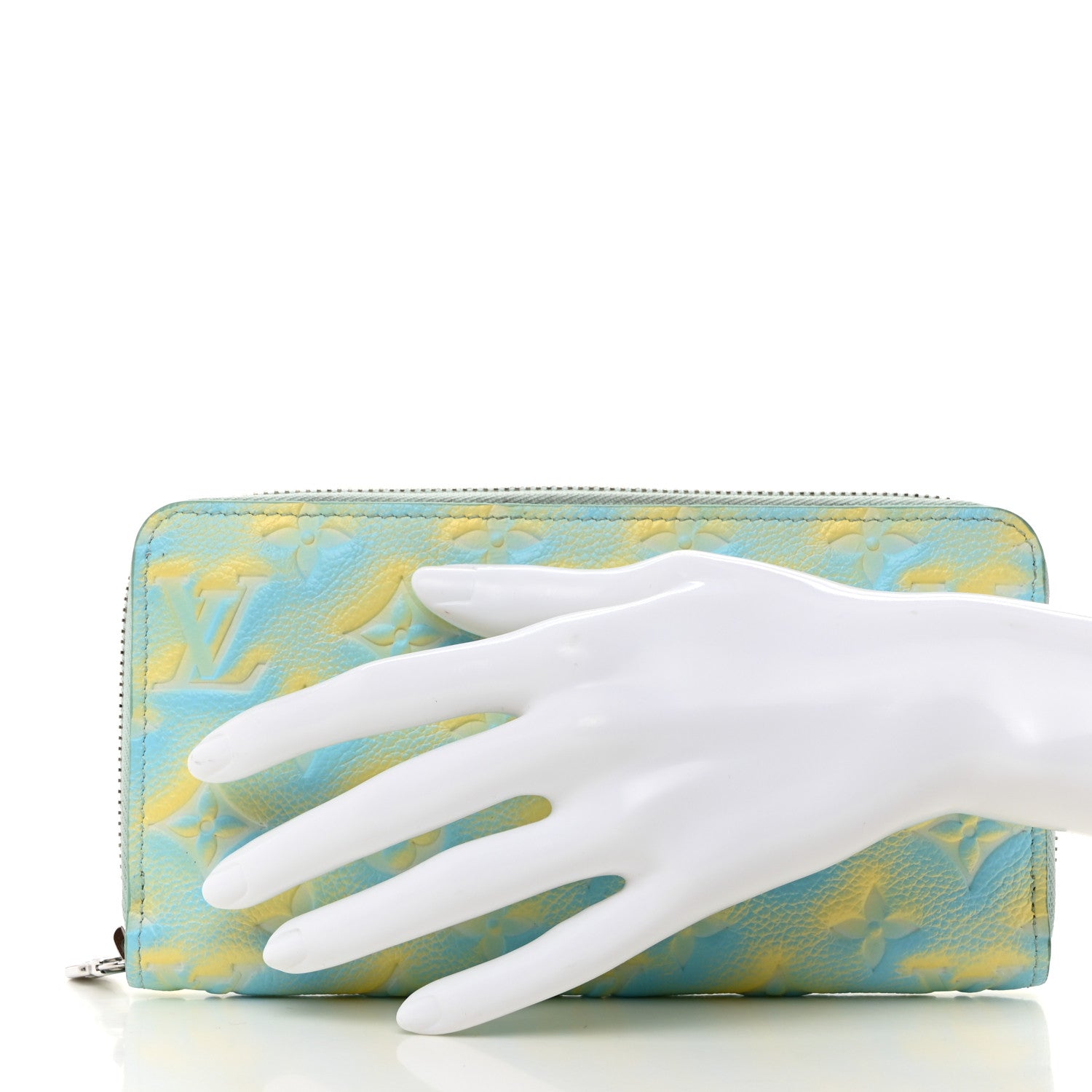 Louis Vuitton Empreinte Monogram Summer Stardust Zippy Wallet Water Green 2 of 6