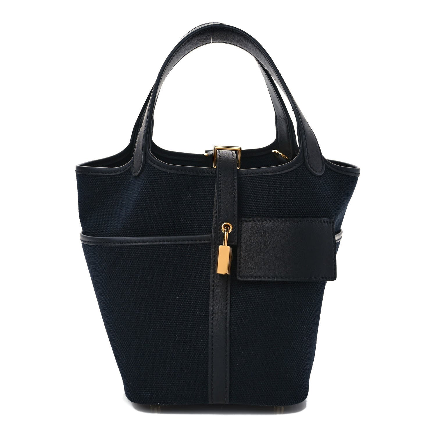 Hermes Toile Goeland Swift Cargo Picotin Lock 18 Black 1 of 8