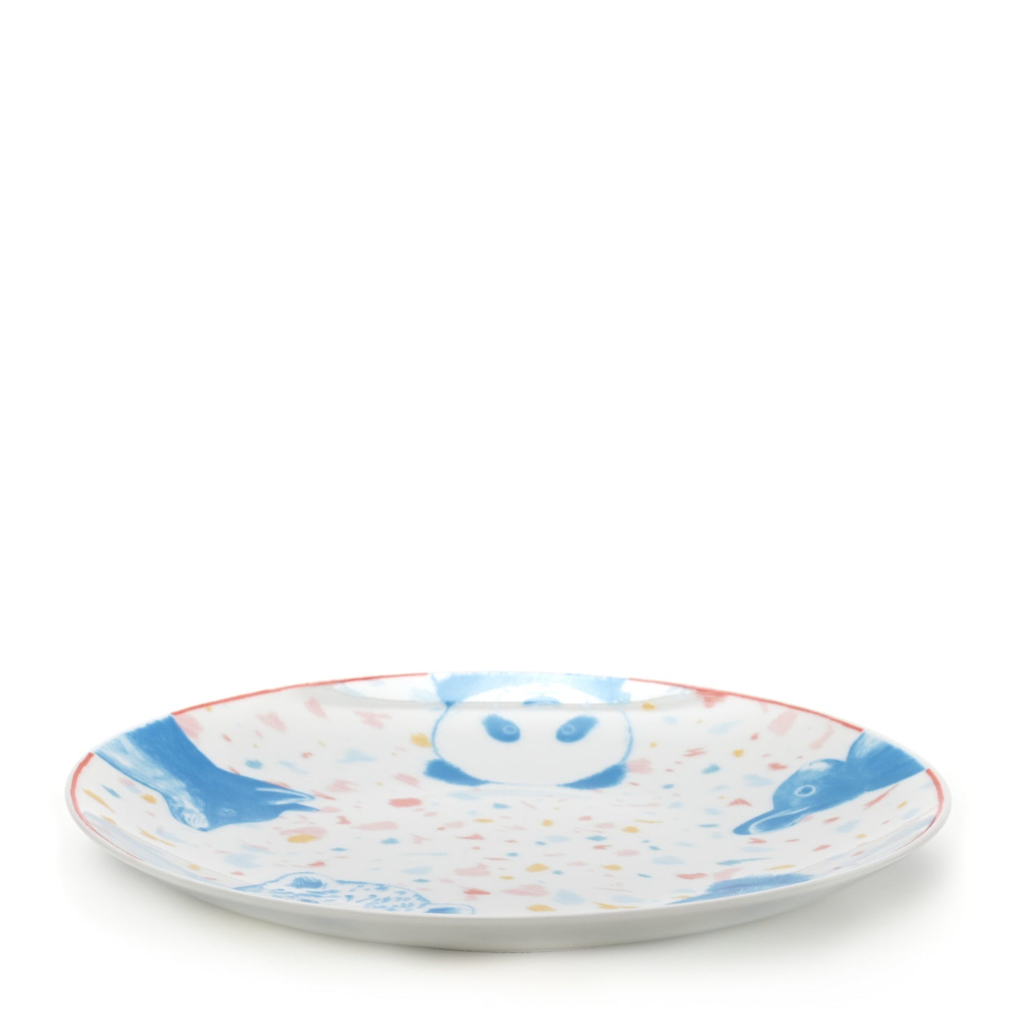 Porcelain Passe-Passe Dessert Plate