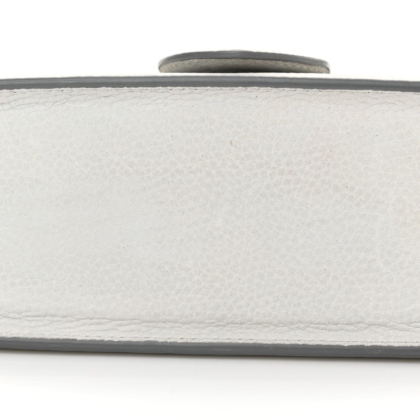 Grained Calfskin Le Grand Bambino Light Grey
