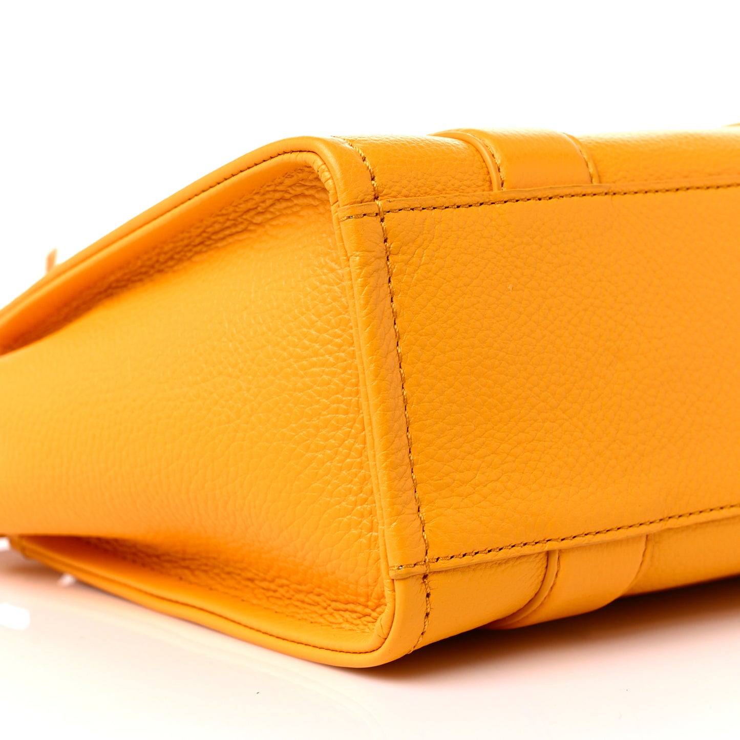 Grained Calfskin Small The Tote Bag Artisan Gold