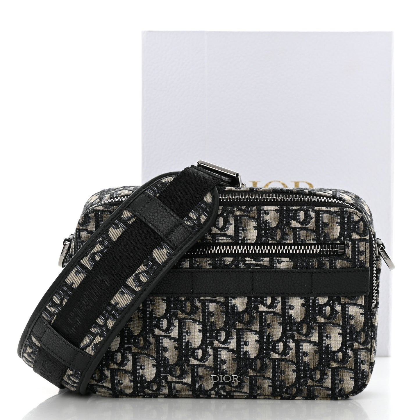 HOMME Oblique Safari Messenger Blue