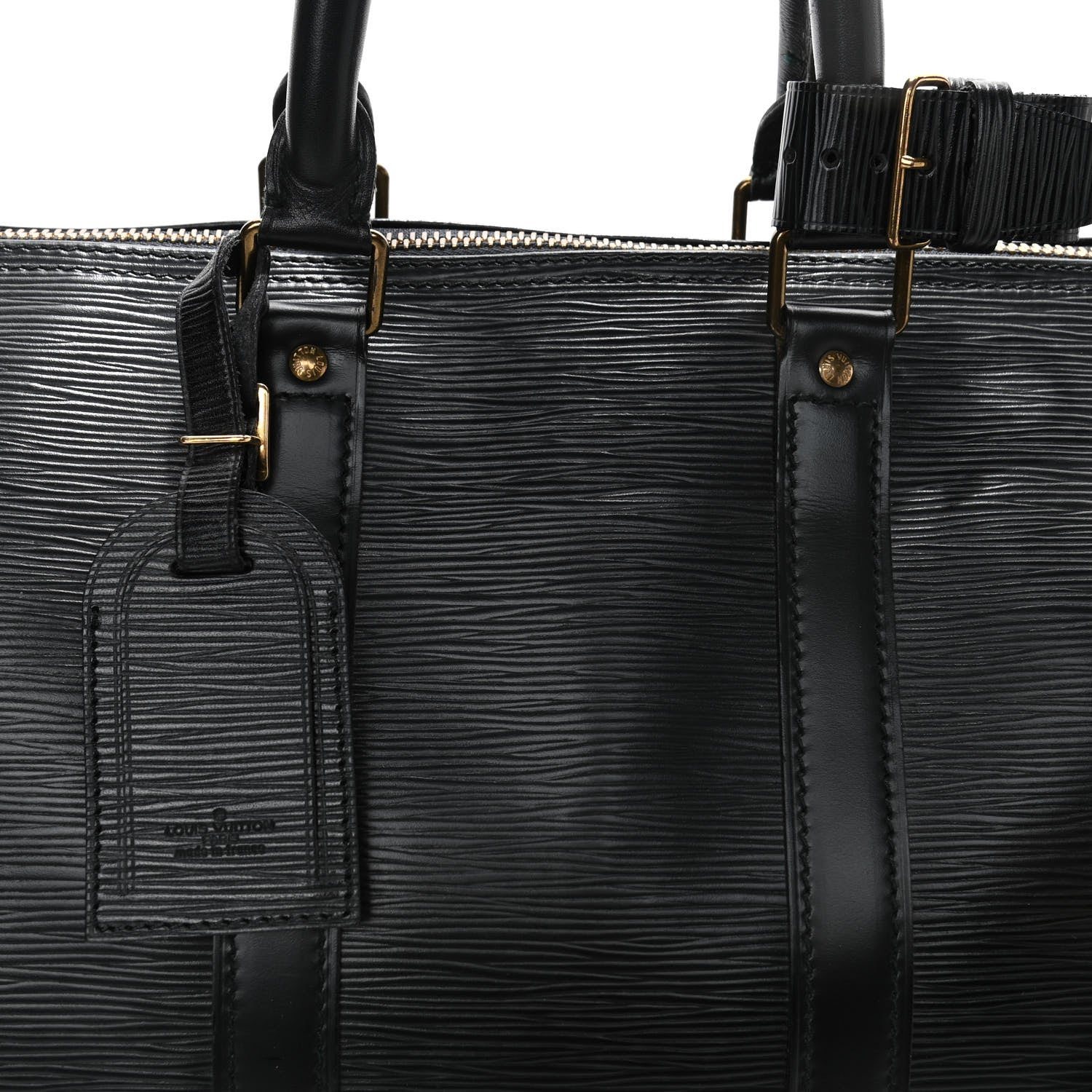 Louis Vuitton Epi Keepall 45 Black 8 of 18