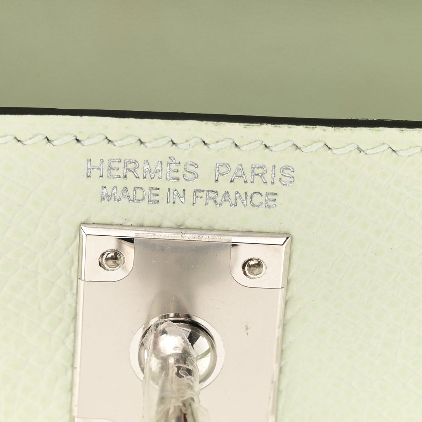 Epsom Mini Kelly Sellier 20 Vert Fizz