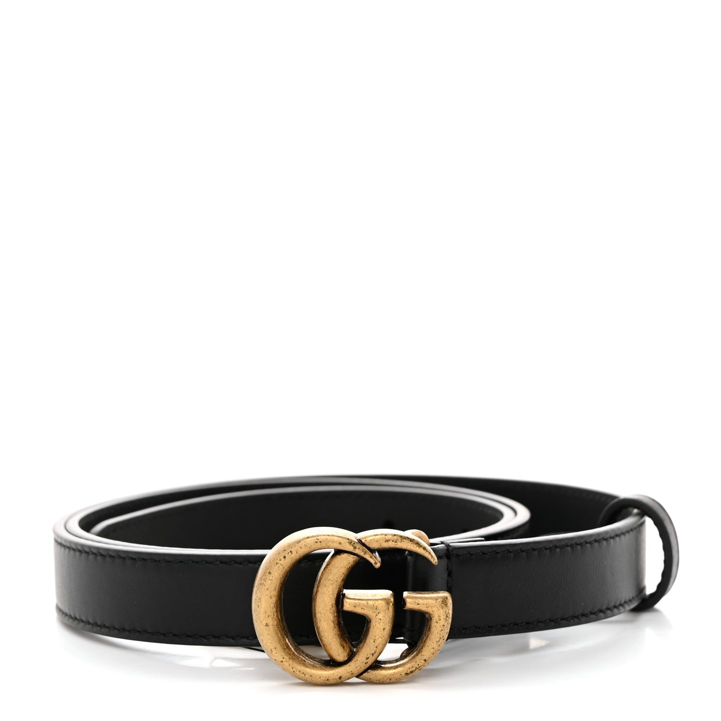 Calfskin Double G 20mm Belt 85 34 Black