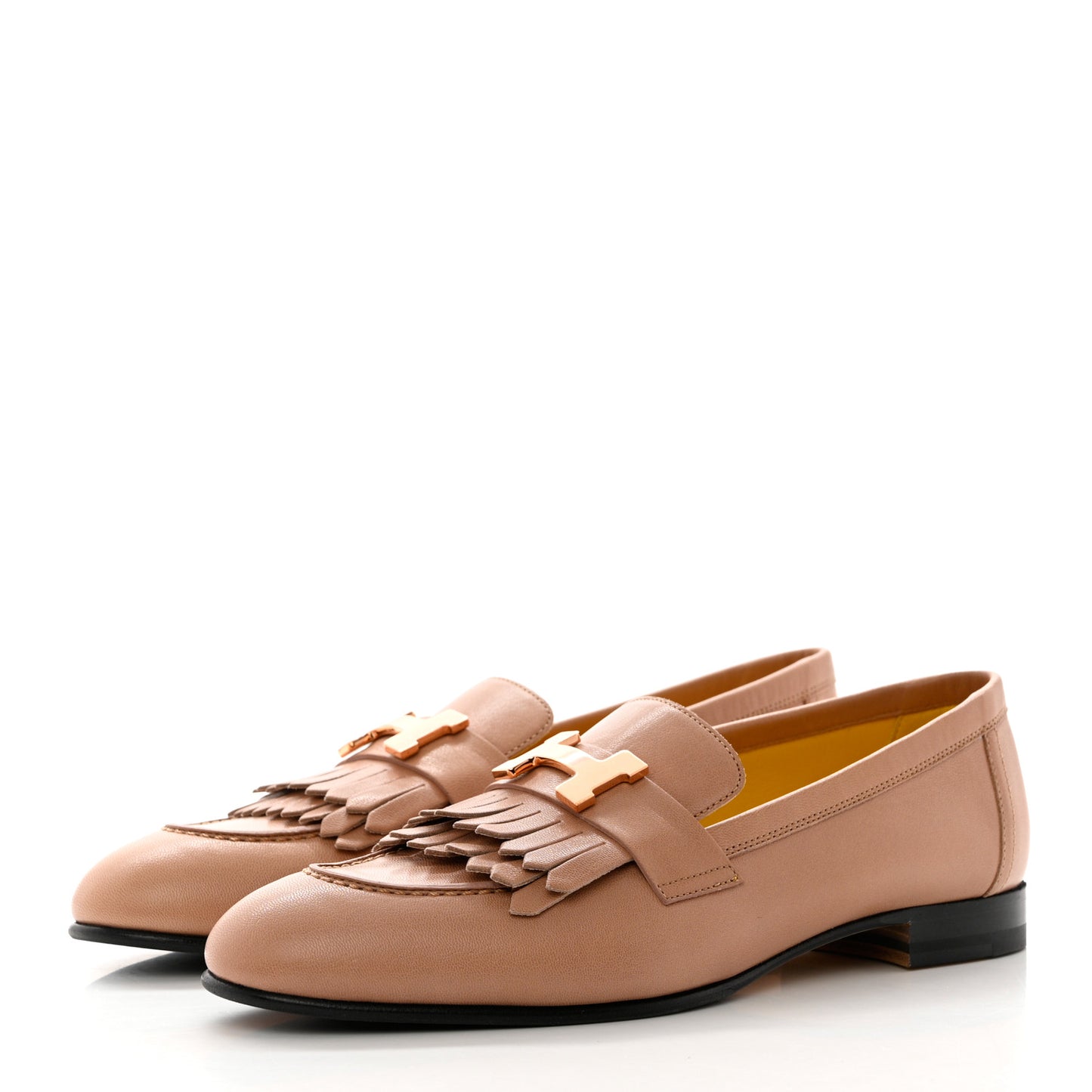 Goatskin Womens Royal Loafers 37 Bois De Santal