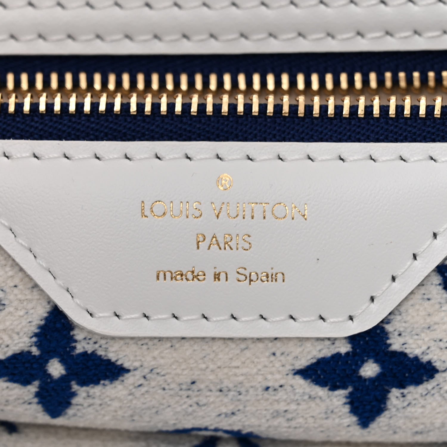 Louis Vuitton Jacquard Velvet Monogram LV Match Neverfull MM Bleu 7 of 11